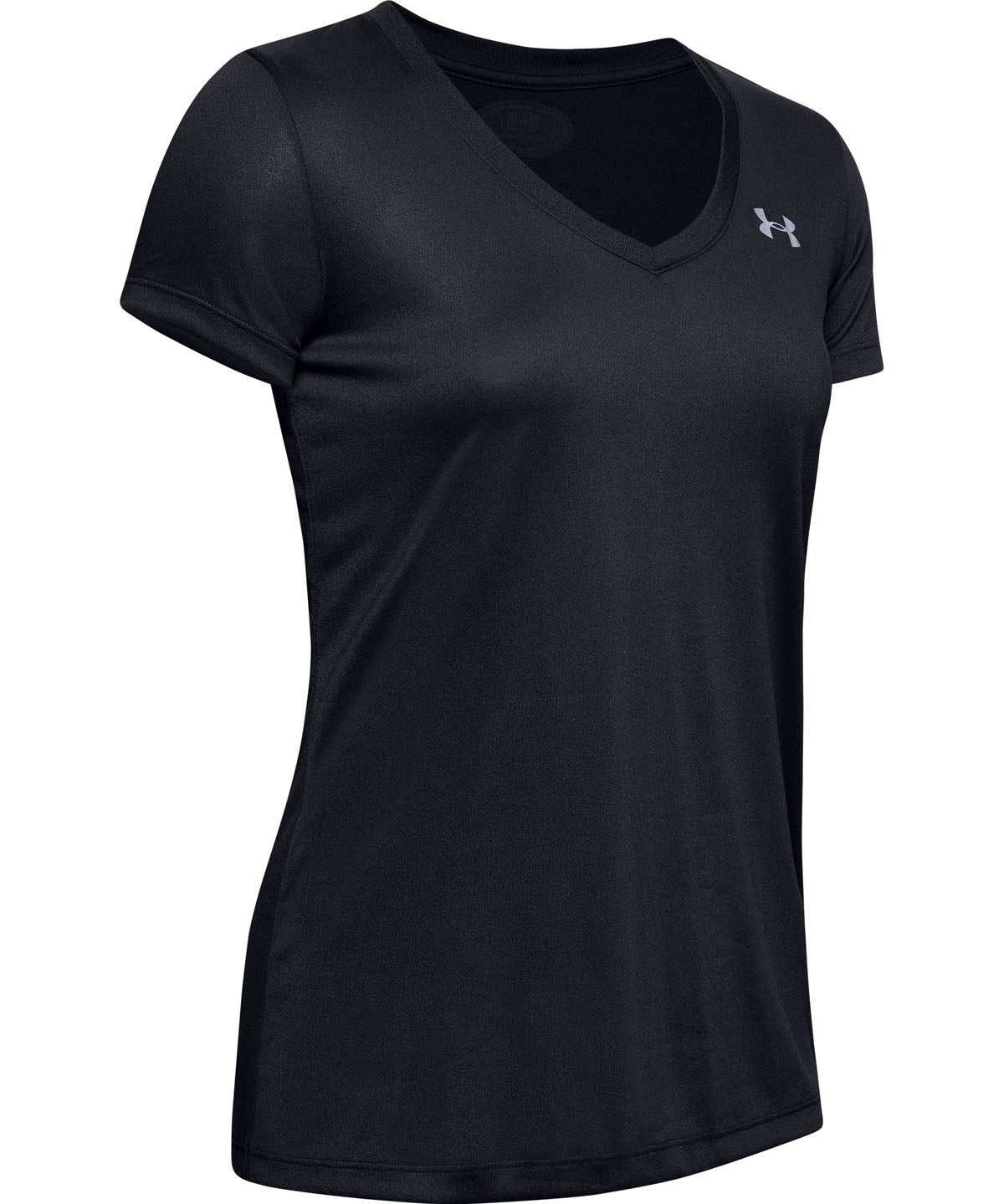 Polera cuello V Tech™ Solid para mujer Under Armour