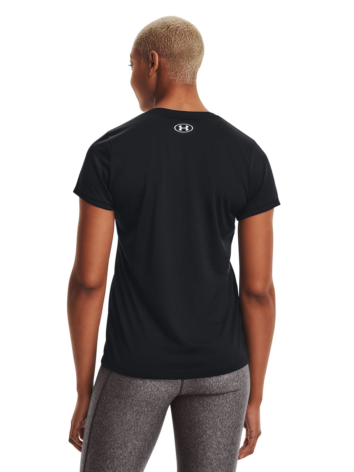 Polera cuello V Tech™ Solid para mujer Under Armour