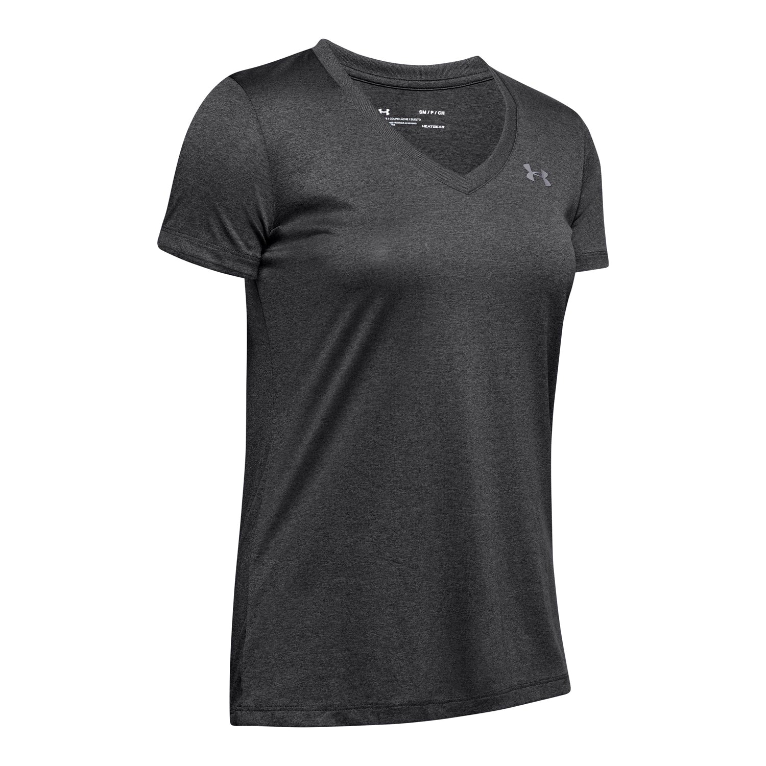 Polera cuello V Tech™ Solid para mujer Under Armour