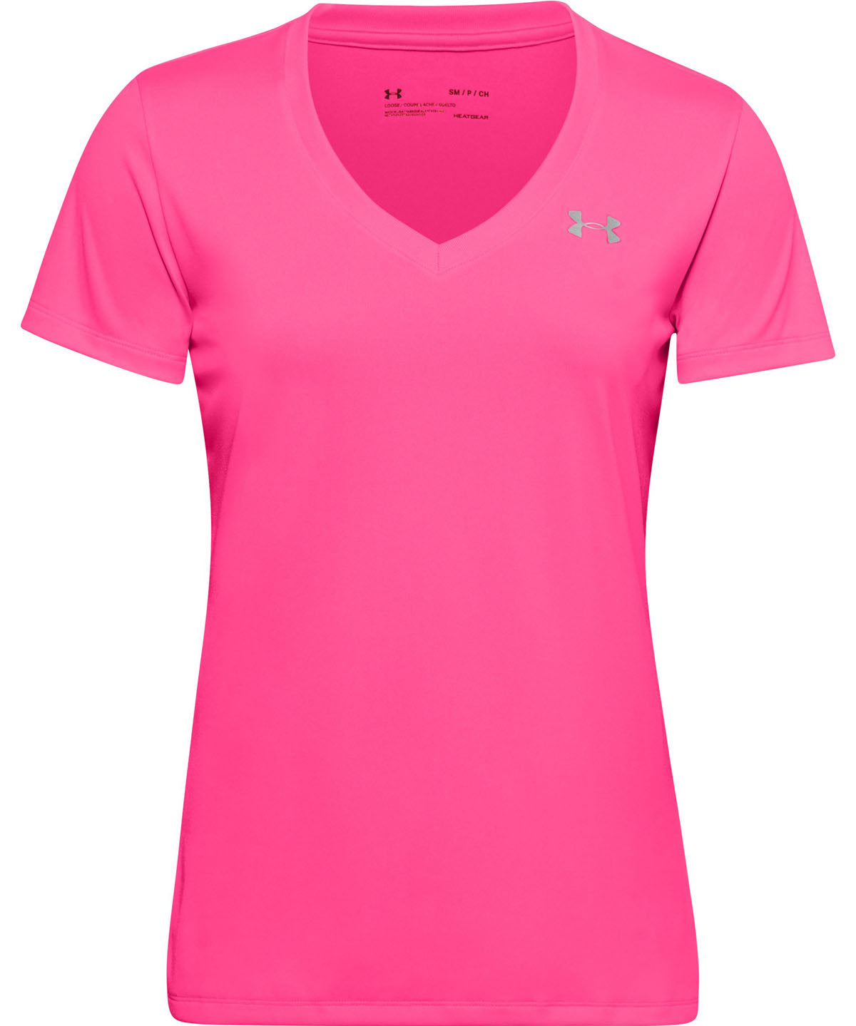 Polera cuello V Tech™ Solid para mujer Under Armour