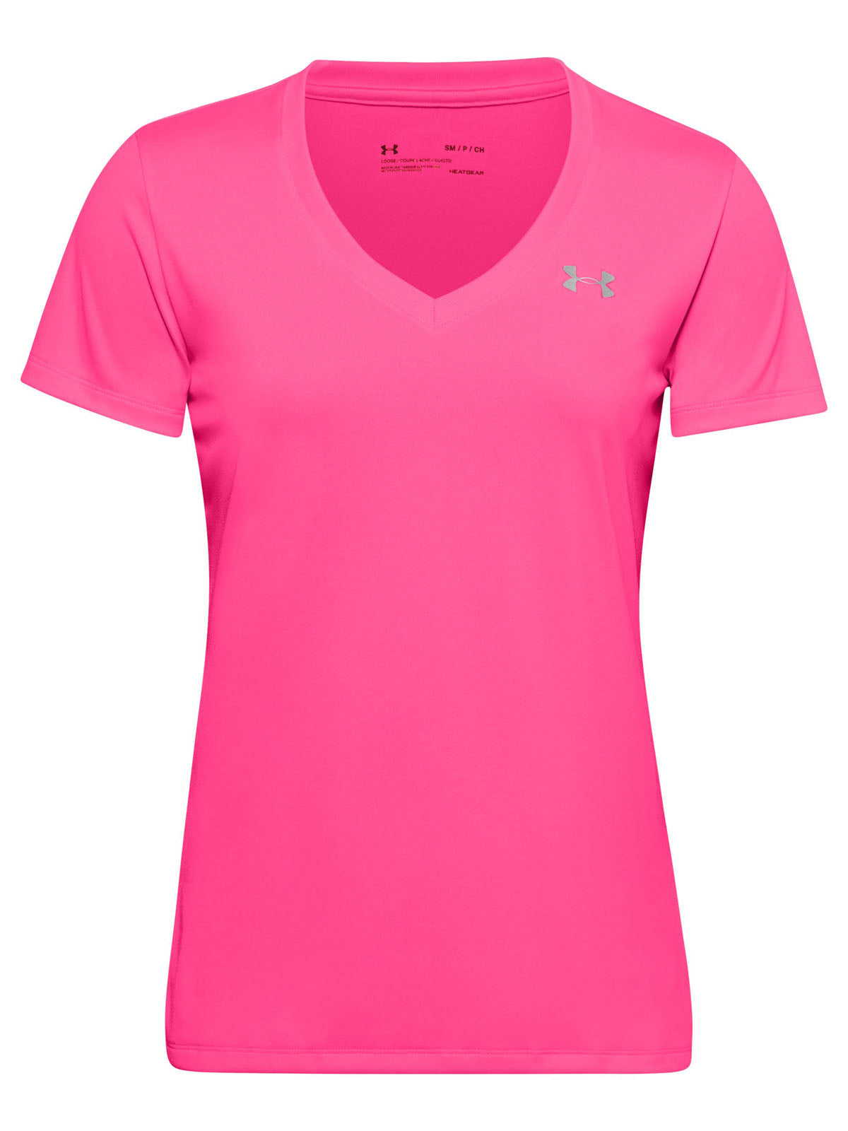 Polera cuello V Tech™ Solid para mujer Under Armour