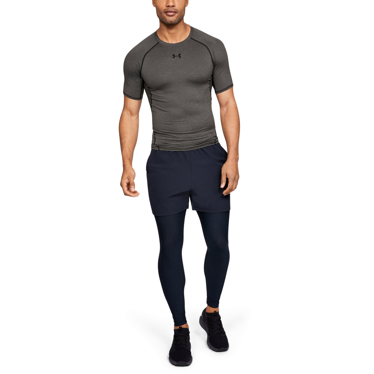 Polera de compresión HeatGear® Armour de manga corta para hombre Under Armour