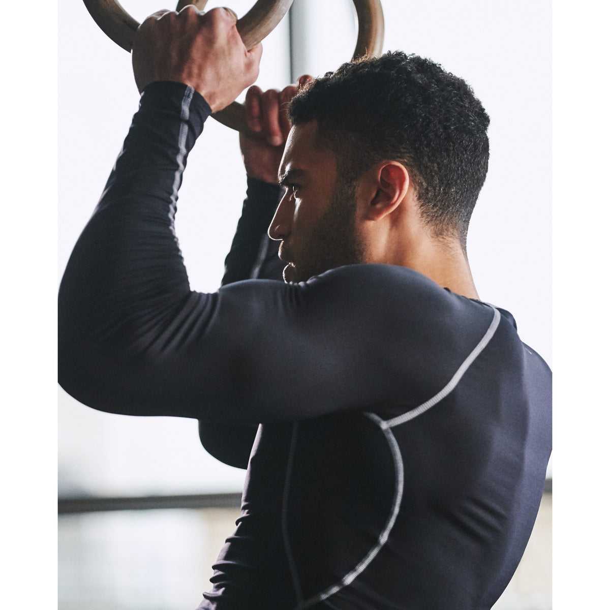 Polera de compresión UA HeatGear® Armour de manga larga para hombre