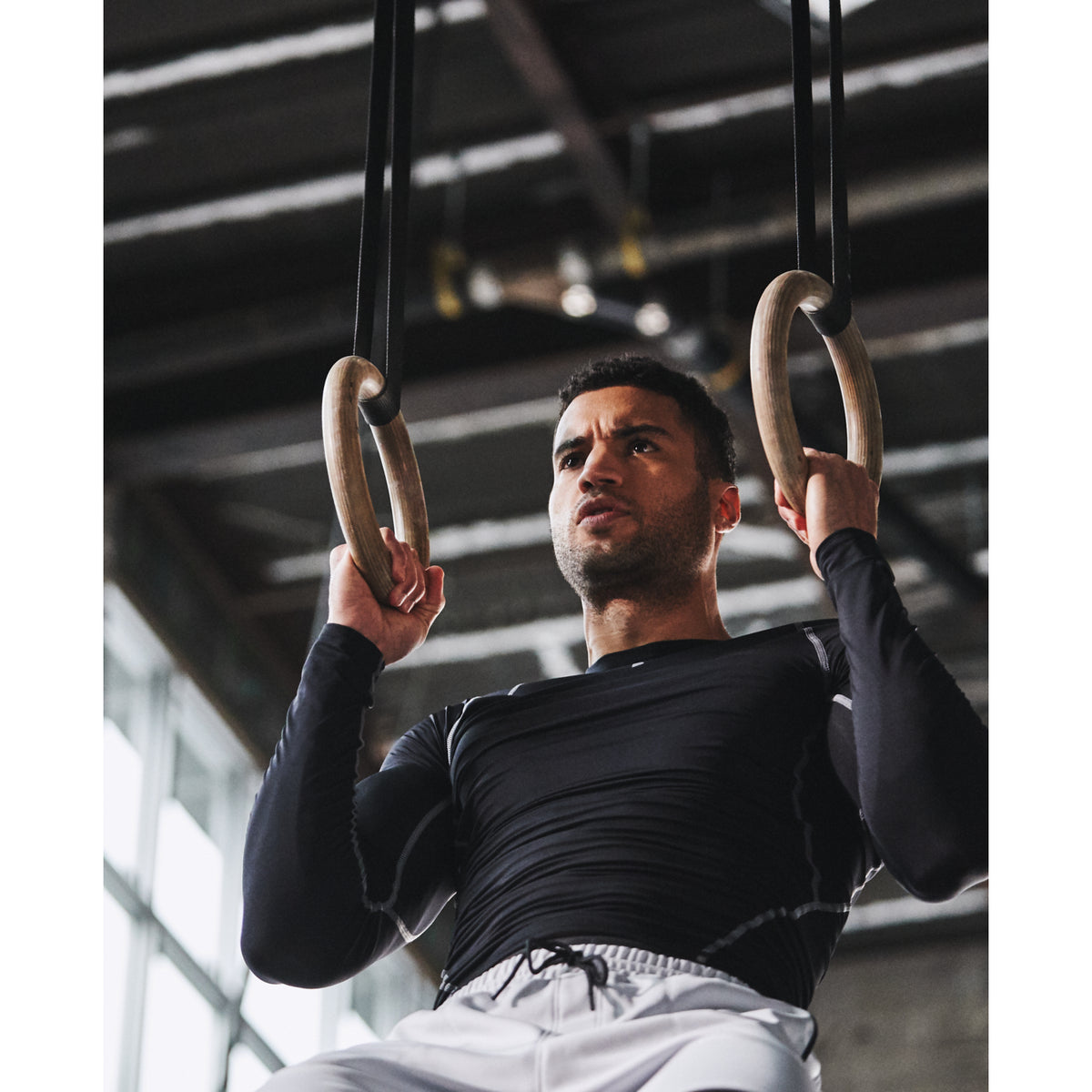 Polera de compresión UA HeatGear® Armour de manga larga para hombre