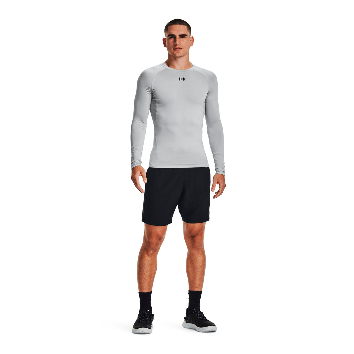 Polera de compresión UA HeatGear® Armour de manga larga para hombre