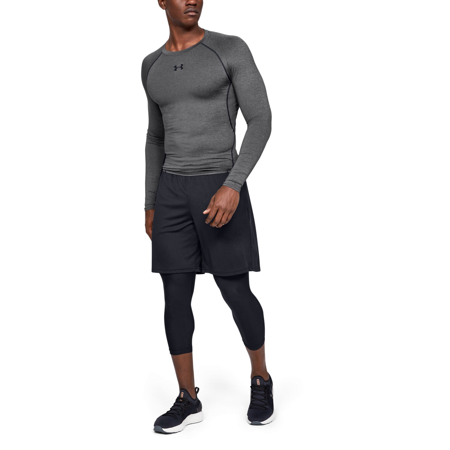 Polera de compresión UA HeatGear® Armour de manga larga para hombre