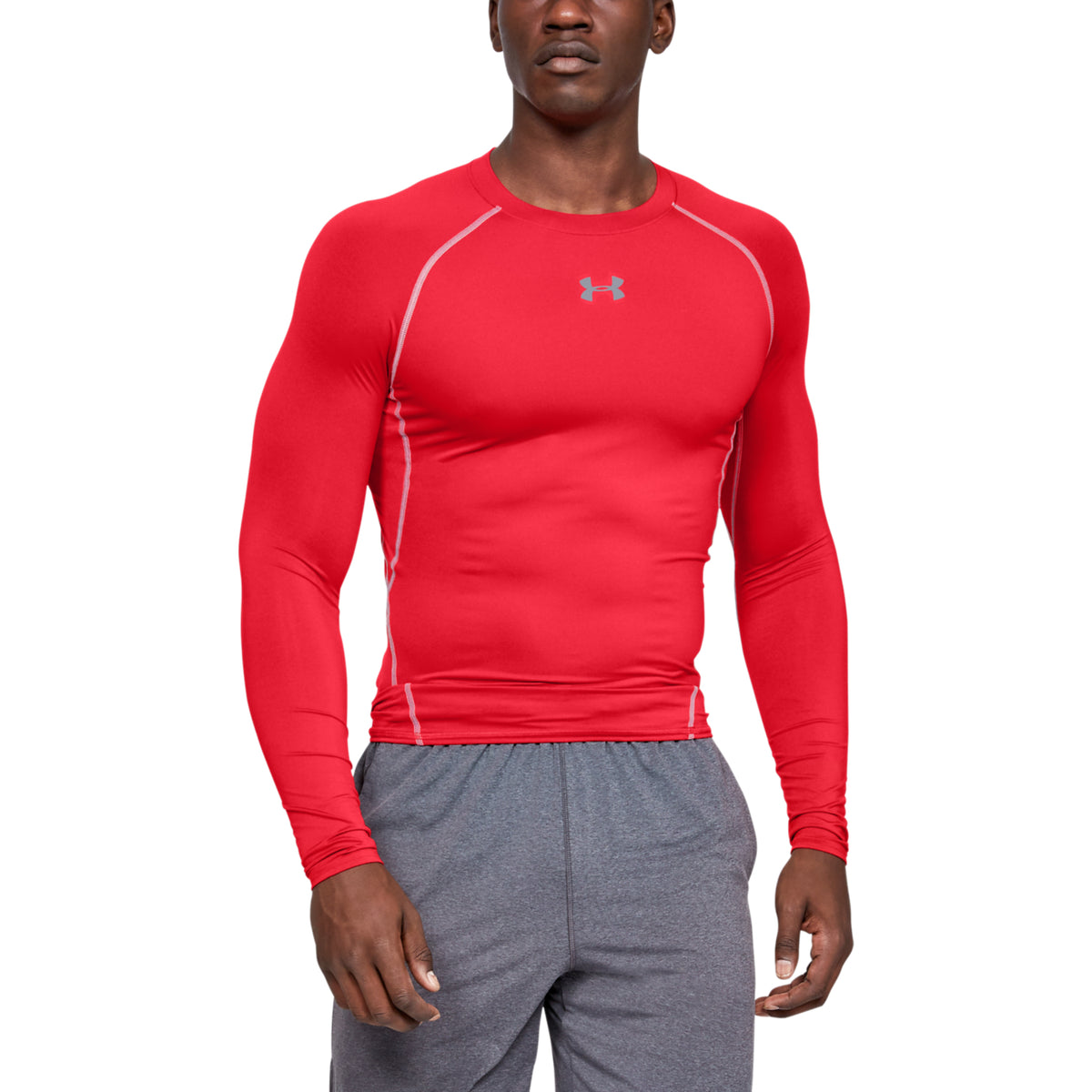 Polera de compresión UA HeatGear® Armour de manga larga para hombre