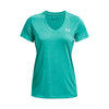 Polera cuello en V UA Twist Tech™ para Mujer