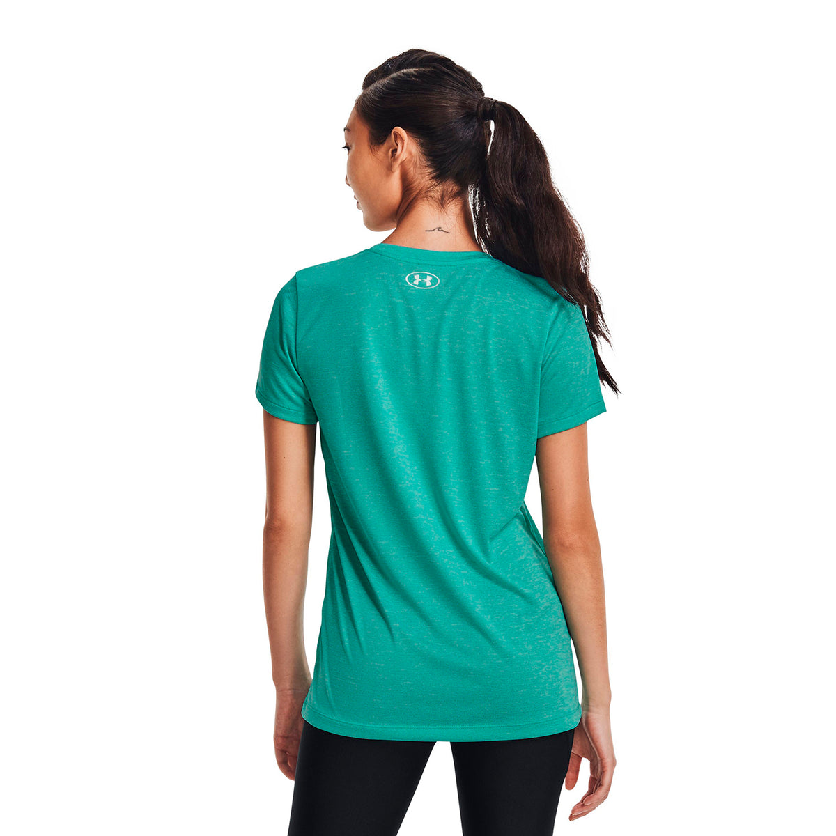 Polera cuello en V UA Twist Tech™ para Mujer