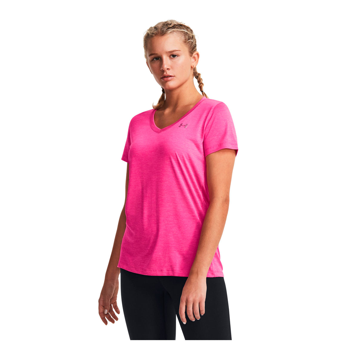 Polera cuello en V Twist Tech™ para Mujer Under Armour
