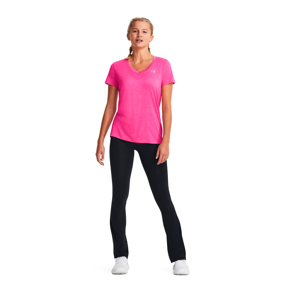 Polera cuello en V Twist Tech™ para Mujer Under Armour