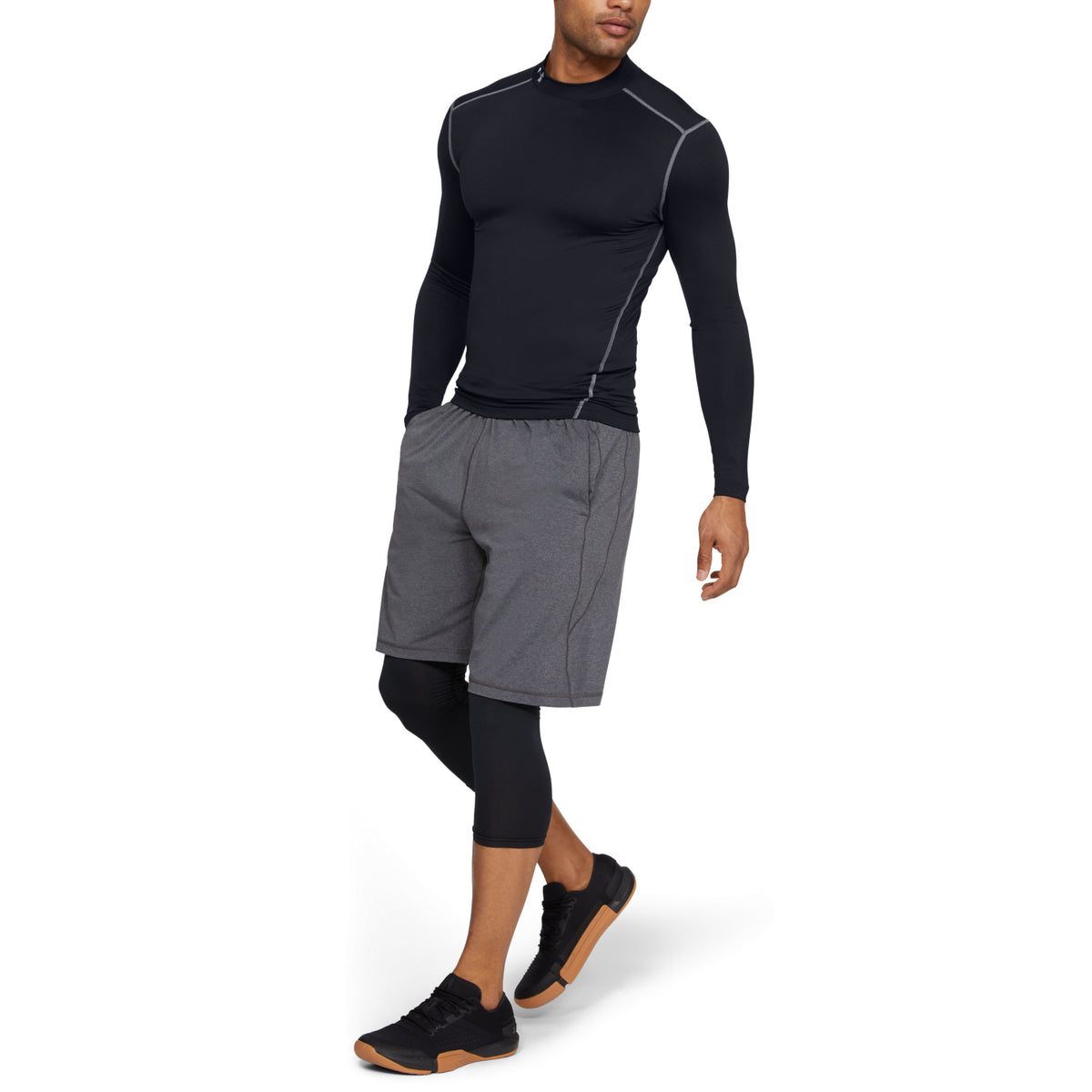 Polera de compresión UA ColdGear® Armour para hombre