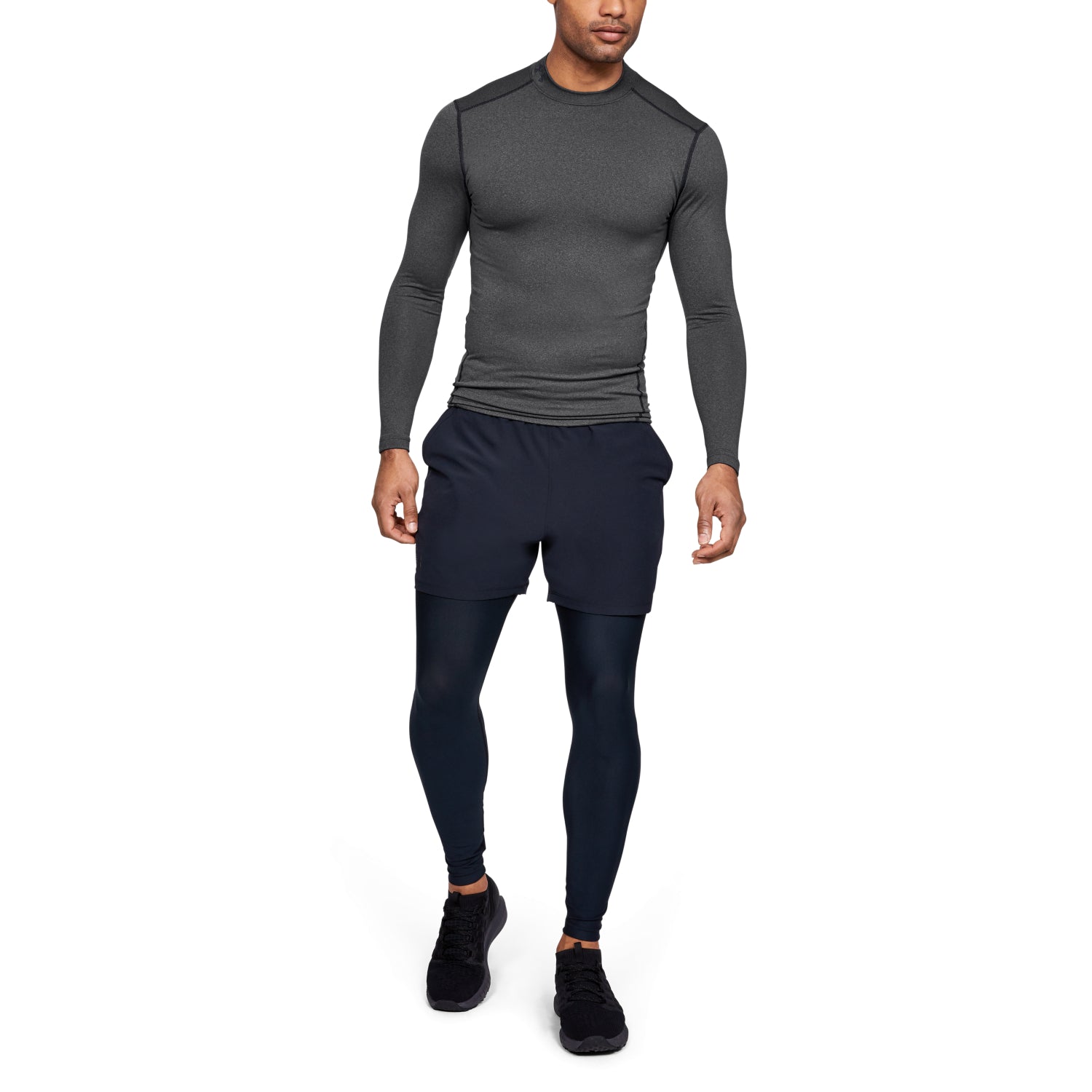 Polera de compresión UA ColdGear® Armour para hombre