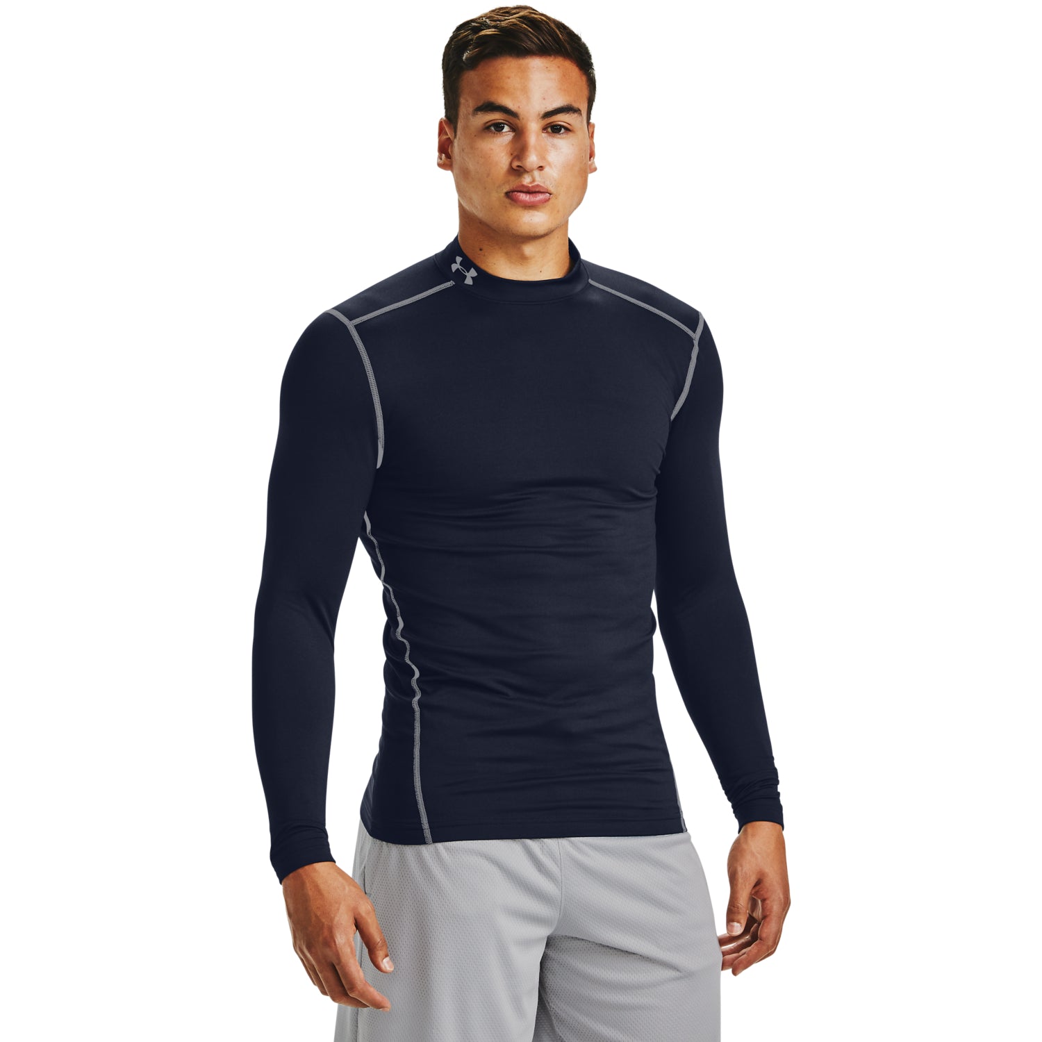 Polera de compresión UA ColdGear® Armour para hombre