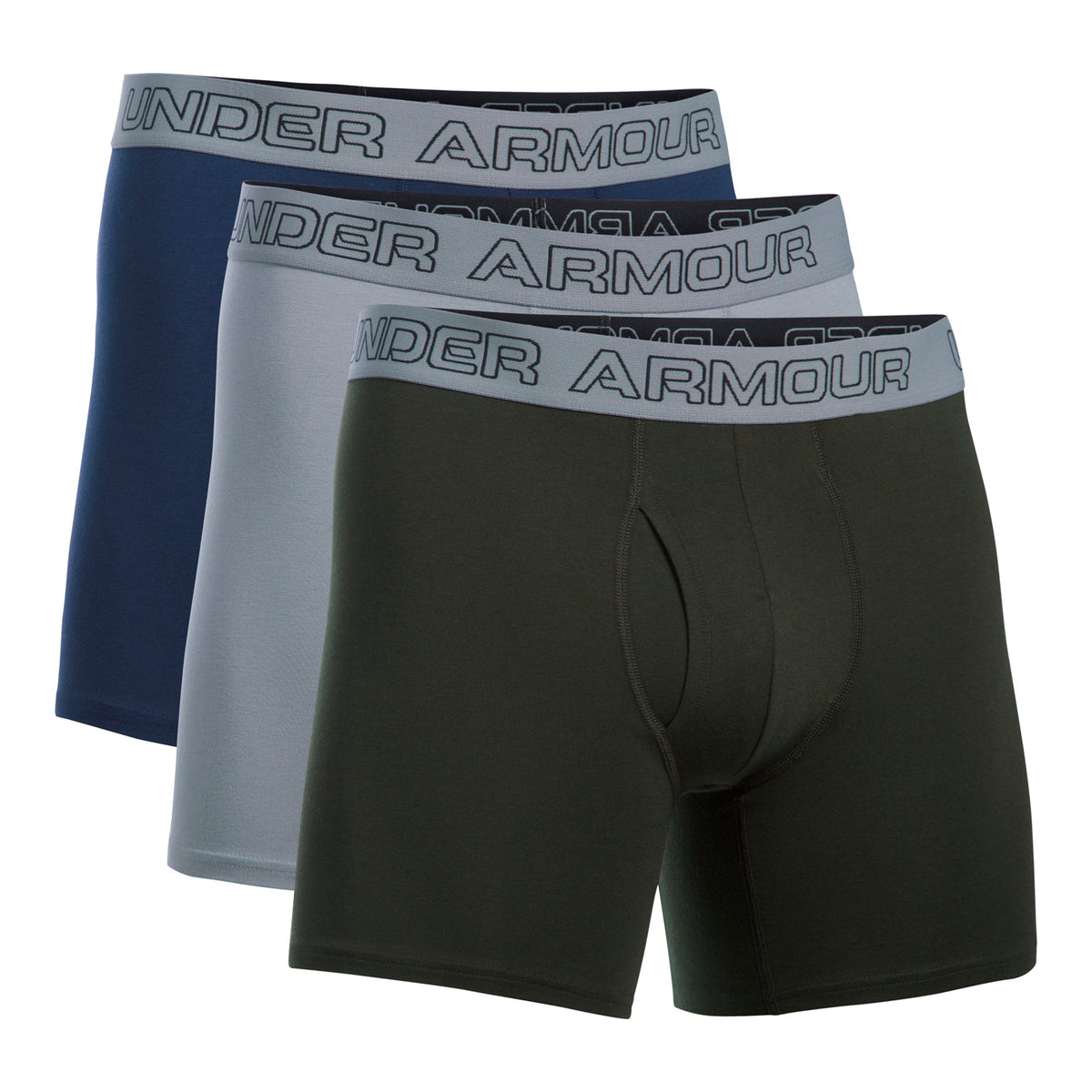 Charged Cotton Boxerjock para hombre ( Paquete de 3) Under Armour