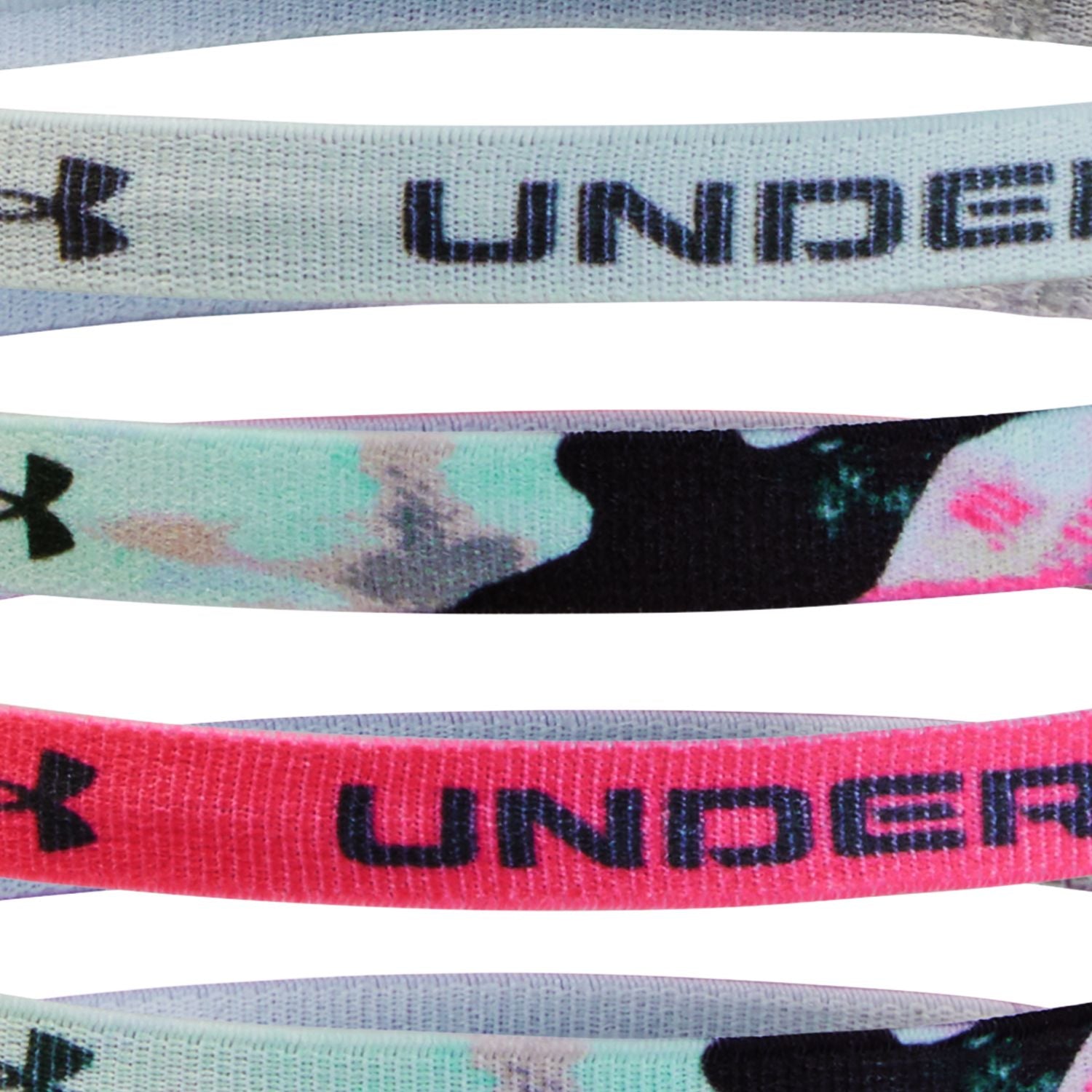 Cintillo para la cabeza UA Graphic para niñas 6-Pack