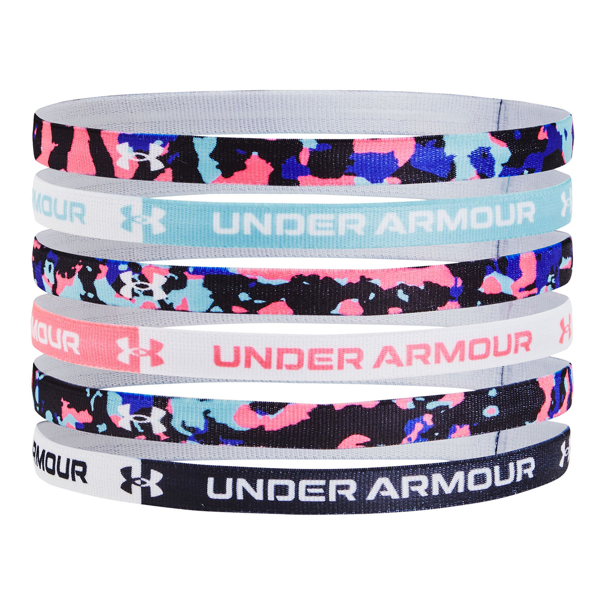 Cintillo para la cabeza UA Graphic para niñas 6-Pack