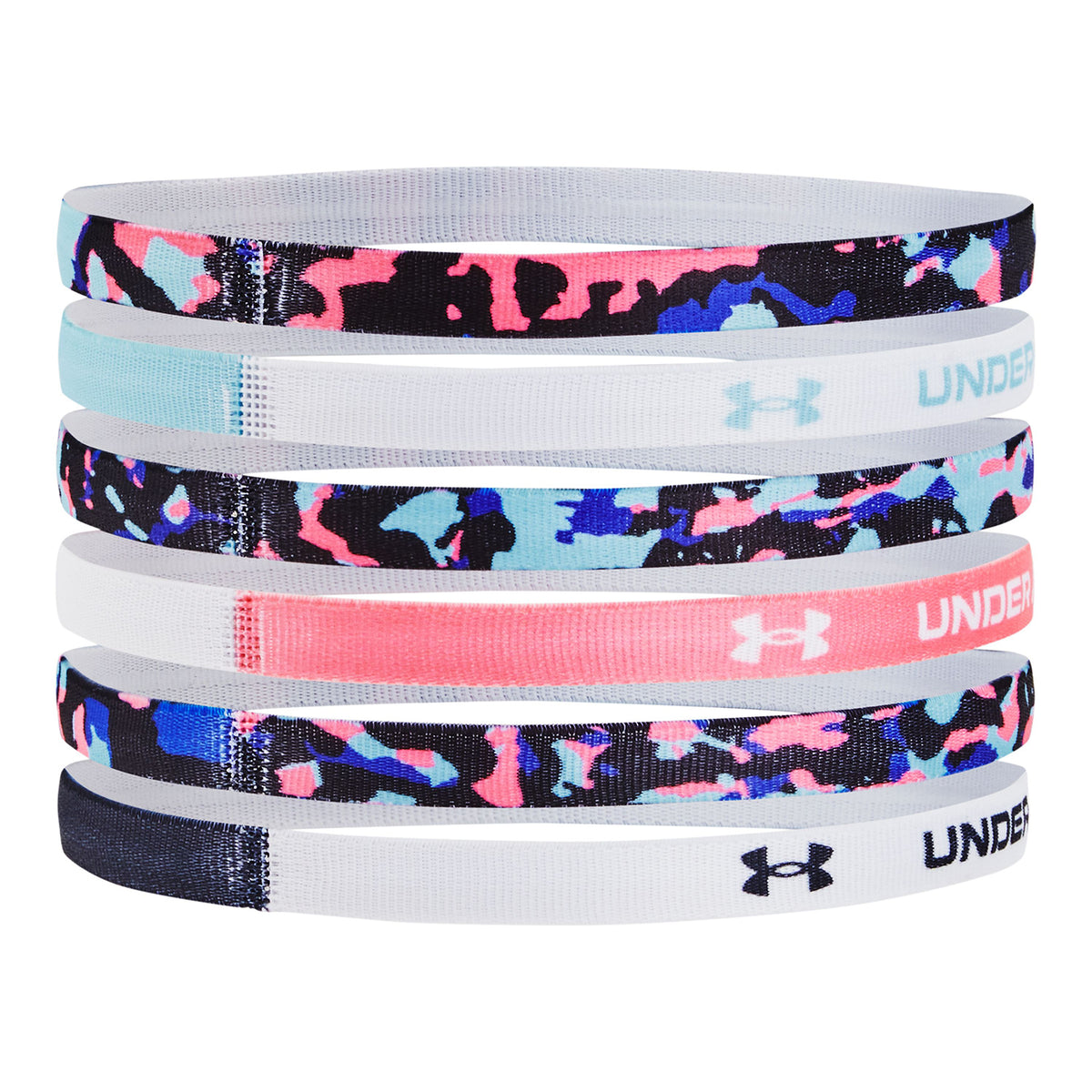 Cintillo para la cabeza UA Graphic para niñas 6-Pack