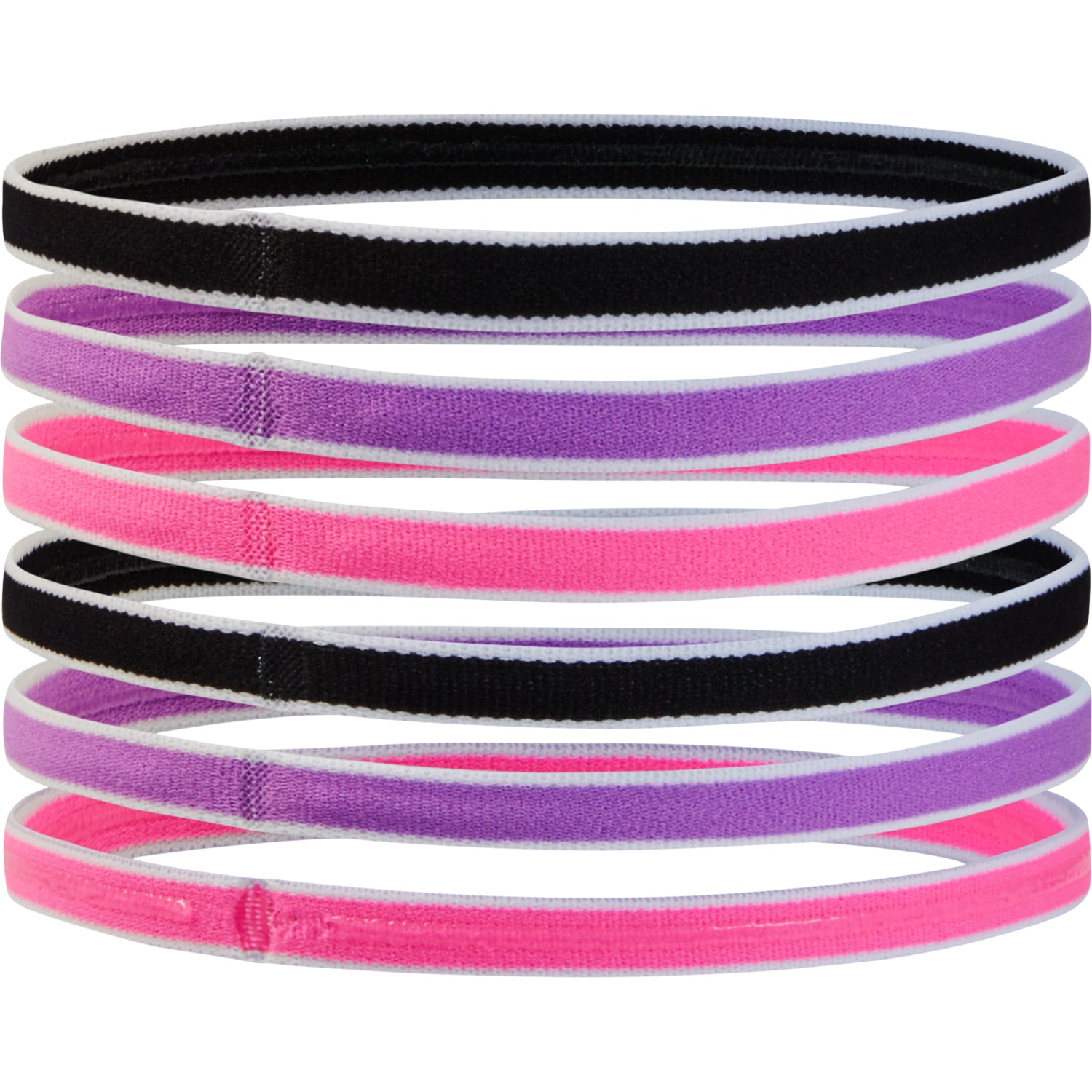 Paquete de 6 Mini Bandas para la Cabeza UA para Niña