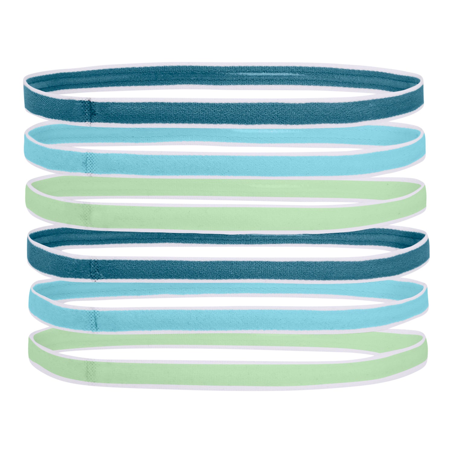 Paquete de 6 Mini Bandas para la Cabeza UA para Niña