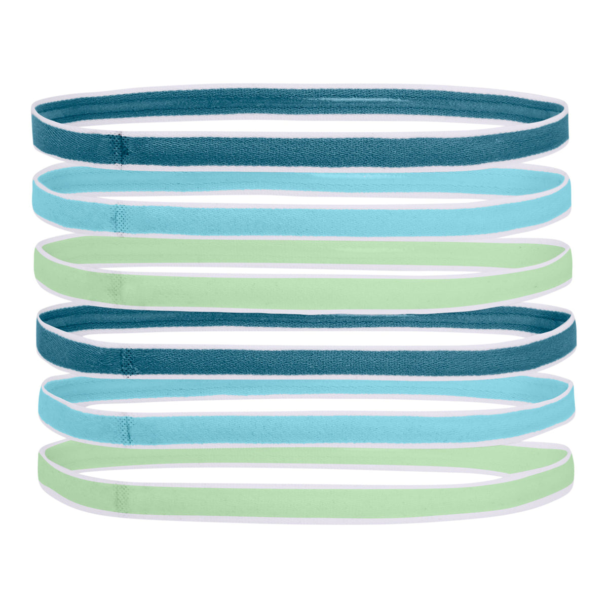 Paquete de 6 Mini Bandas para la Cabeza UA para Niña