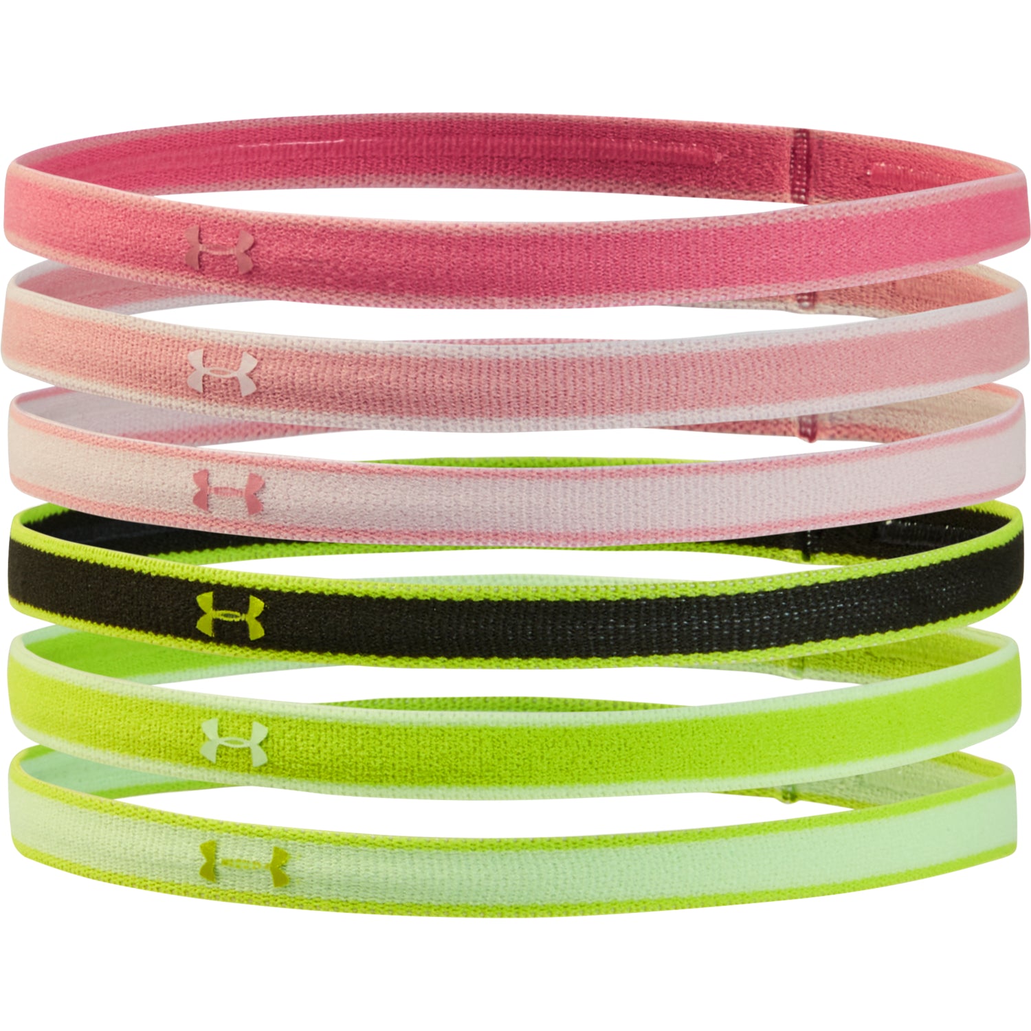 Paquete de 6 Mini Bandas para la Cabeza UA para Niña