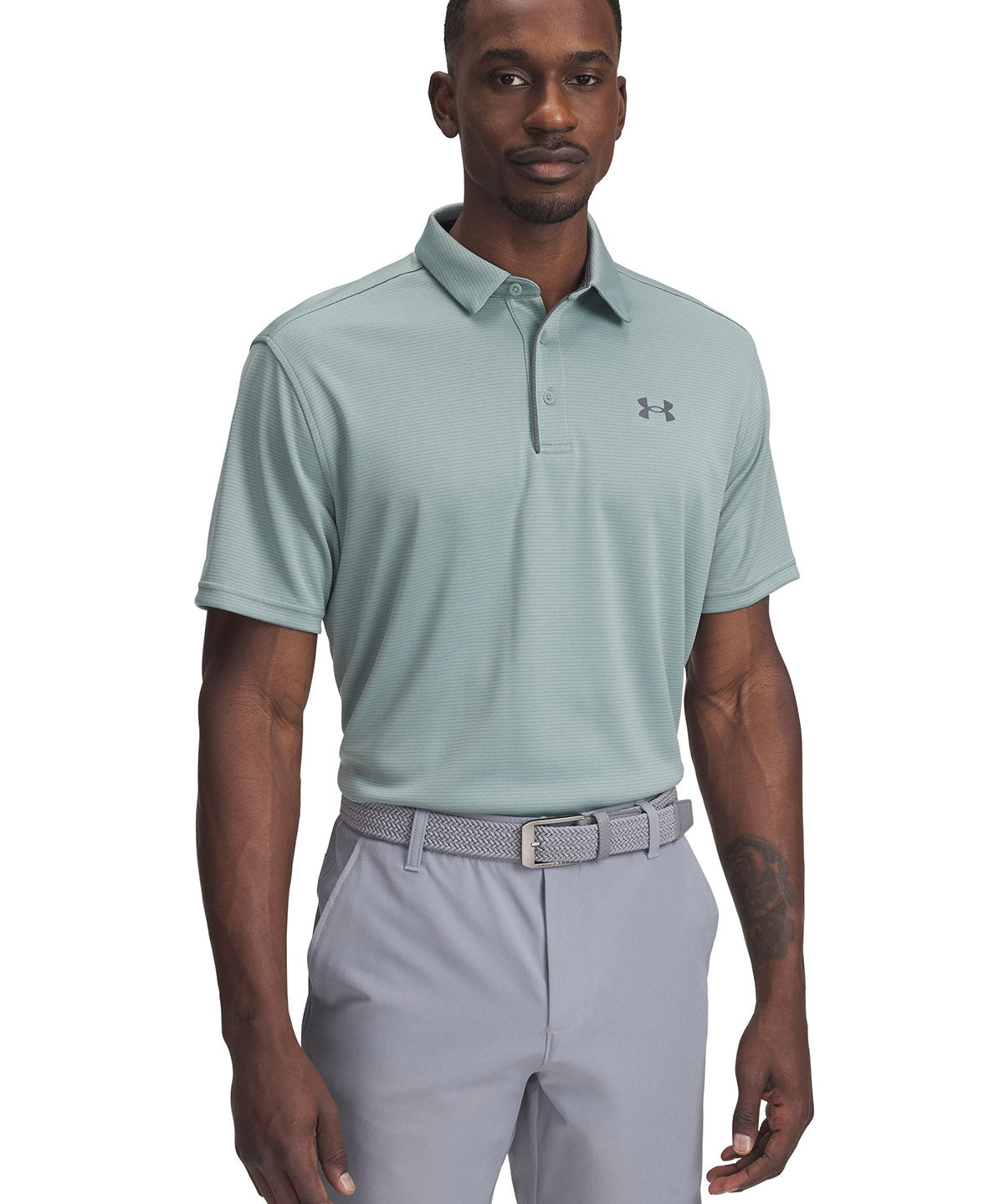 Polo manga corta Under Armour tech verde para hombre