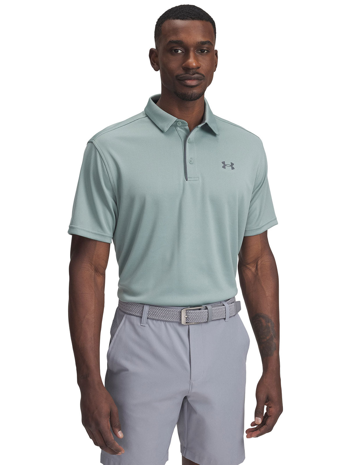 Polo manga corta Under Armour tech verde para hombre