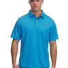 Polo manga corta Under Armour tech azul para hombre