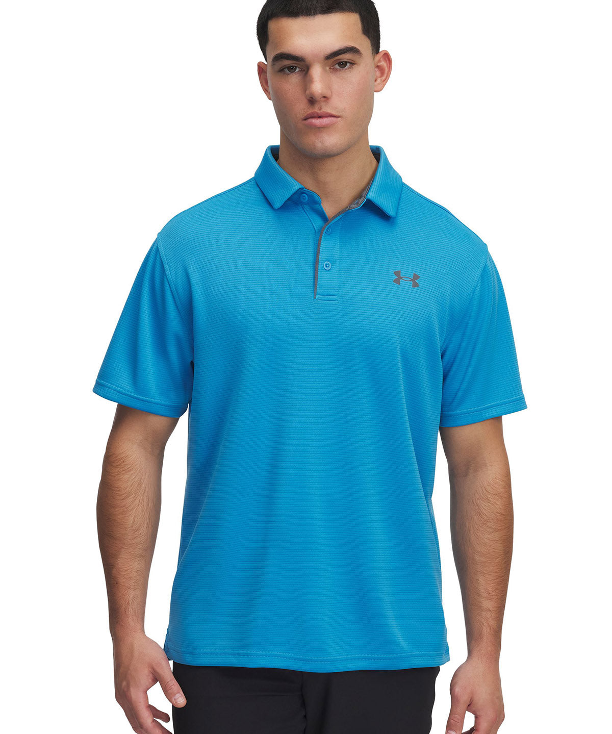 Polo manga corta Under Armour tech azul para hombre