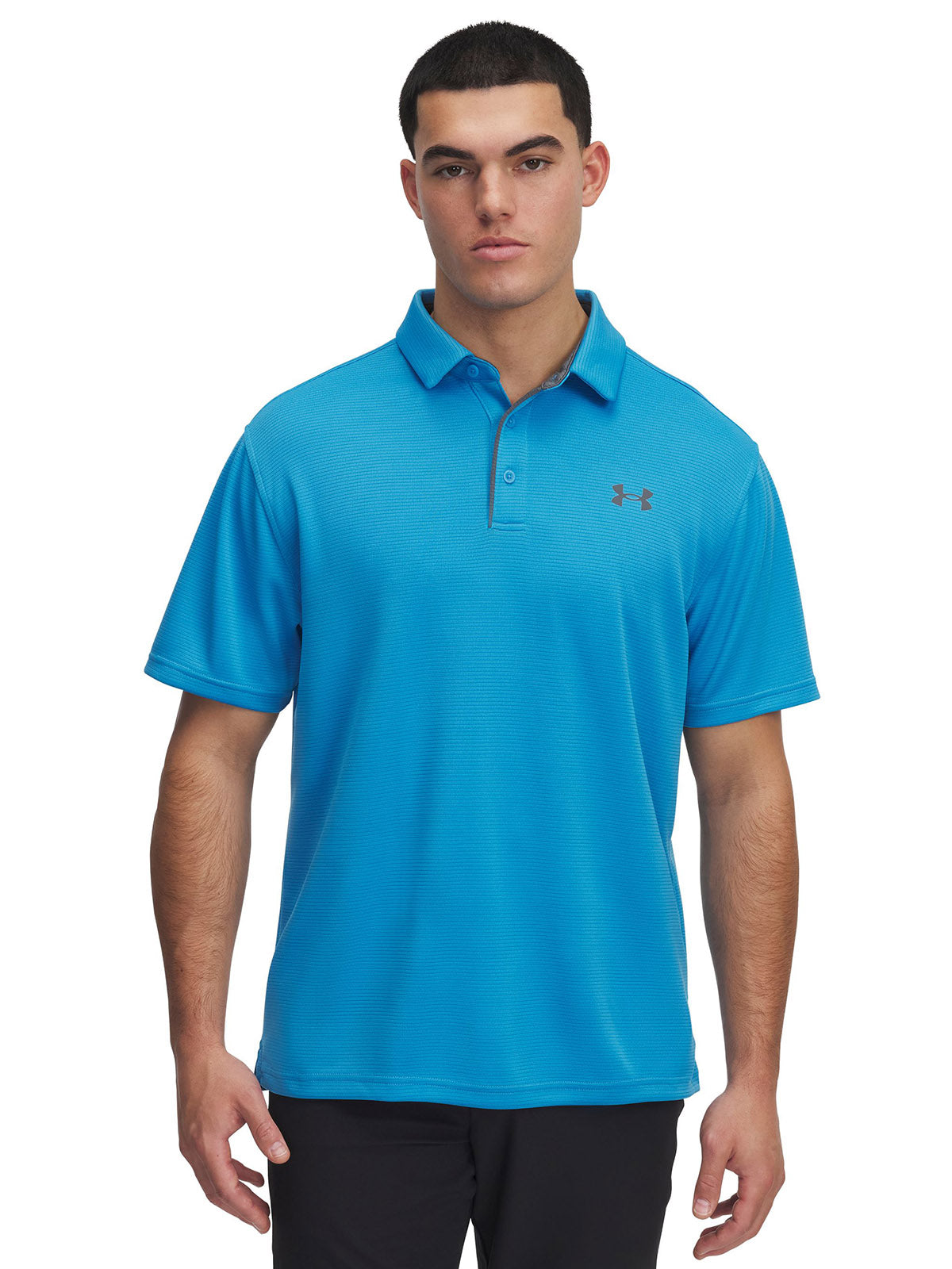 Polo manga corta Under Armour tech azul para hombre