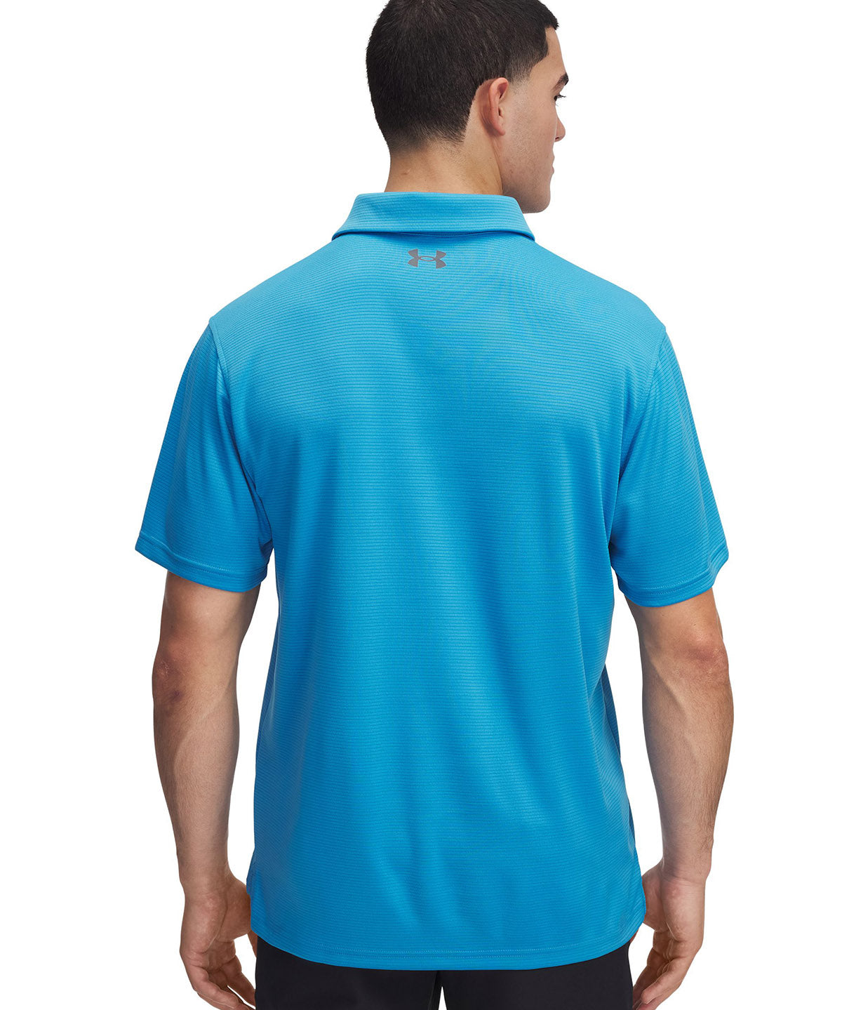 Polo manga corta Under Armour tech azul para hombre