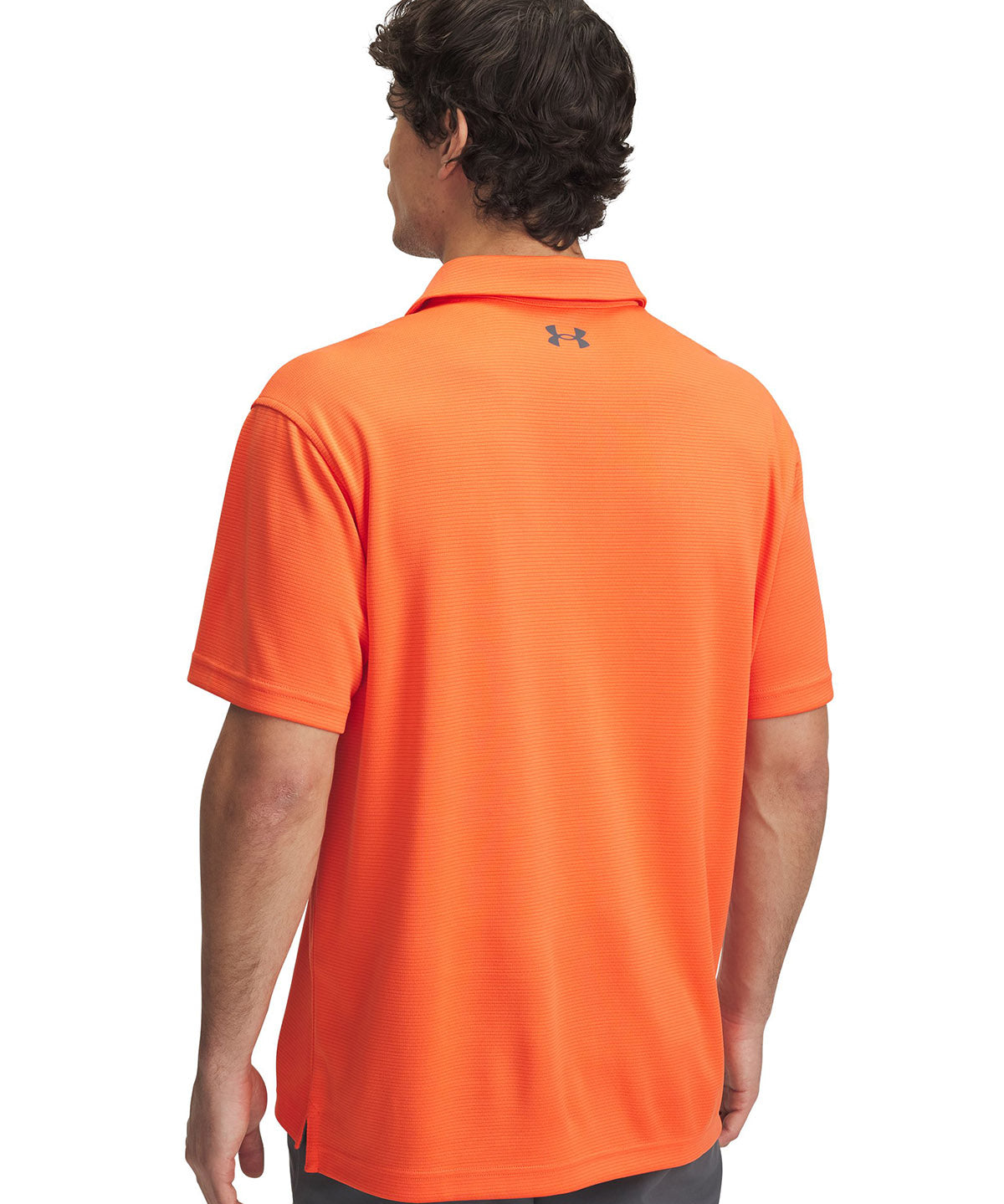 Polo manga corta Under Armour tech naranjo para hombre