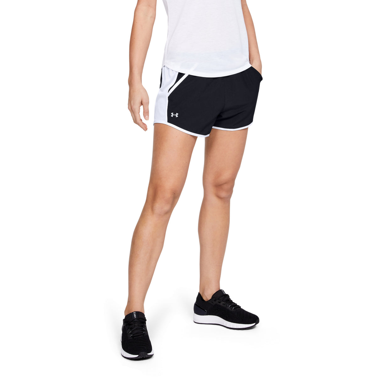 Shorts UA Fly-By para mujer