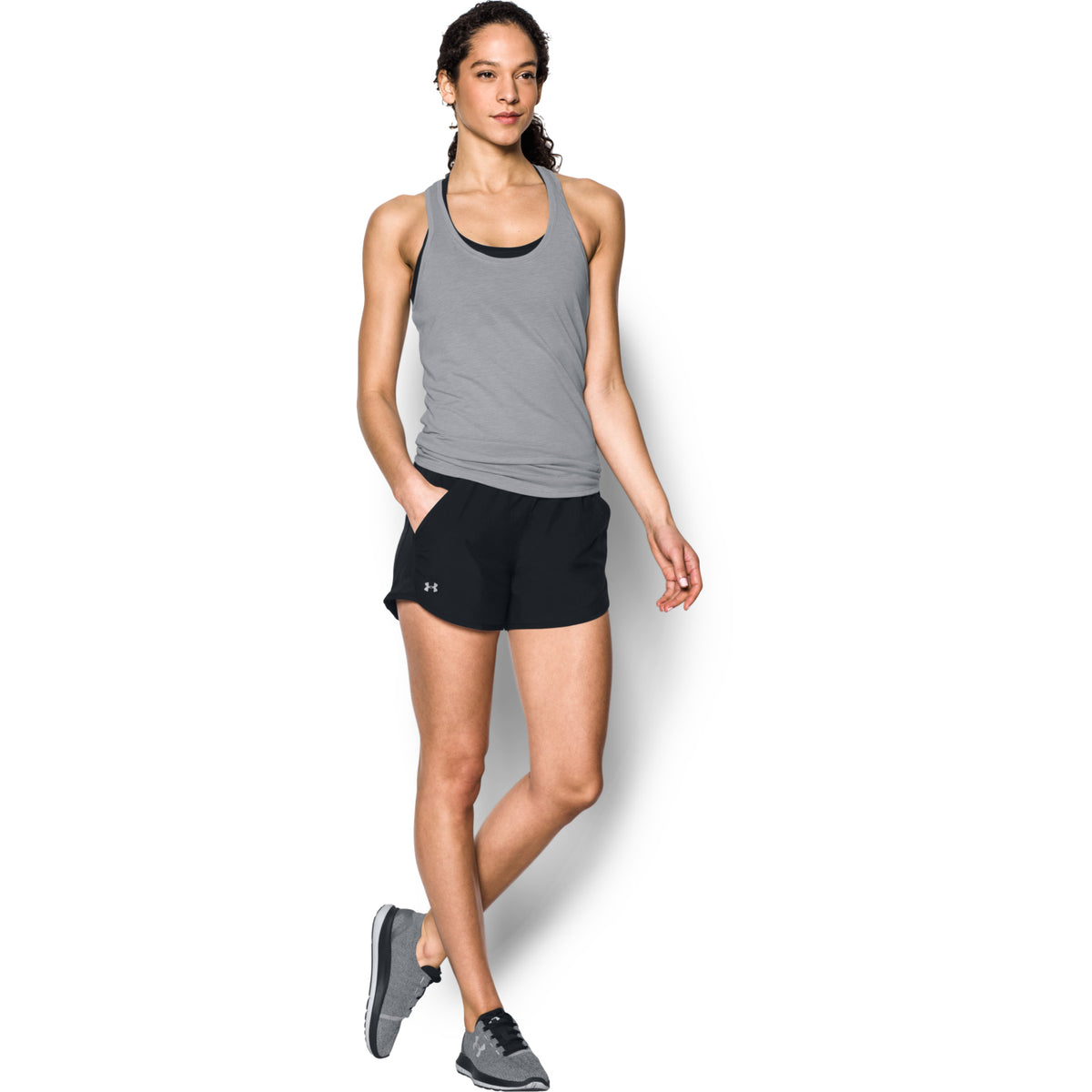 Shorts UA Fly-By para mujer