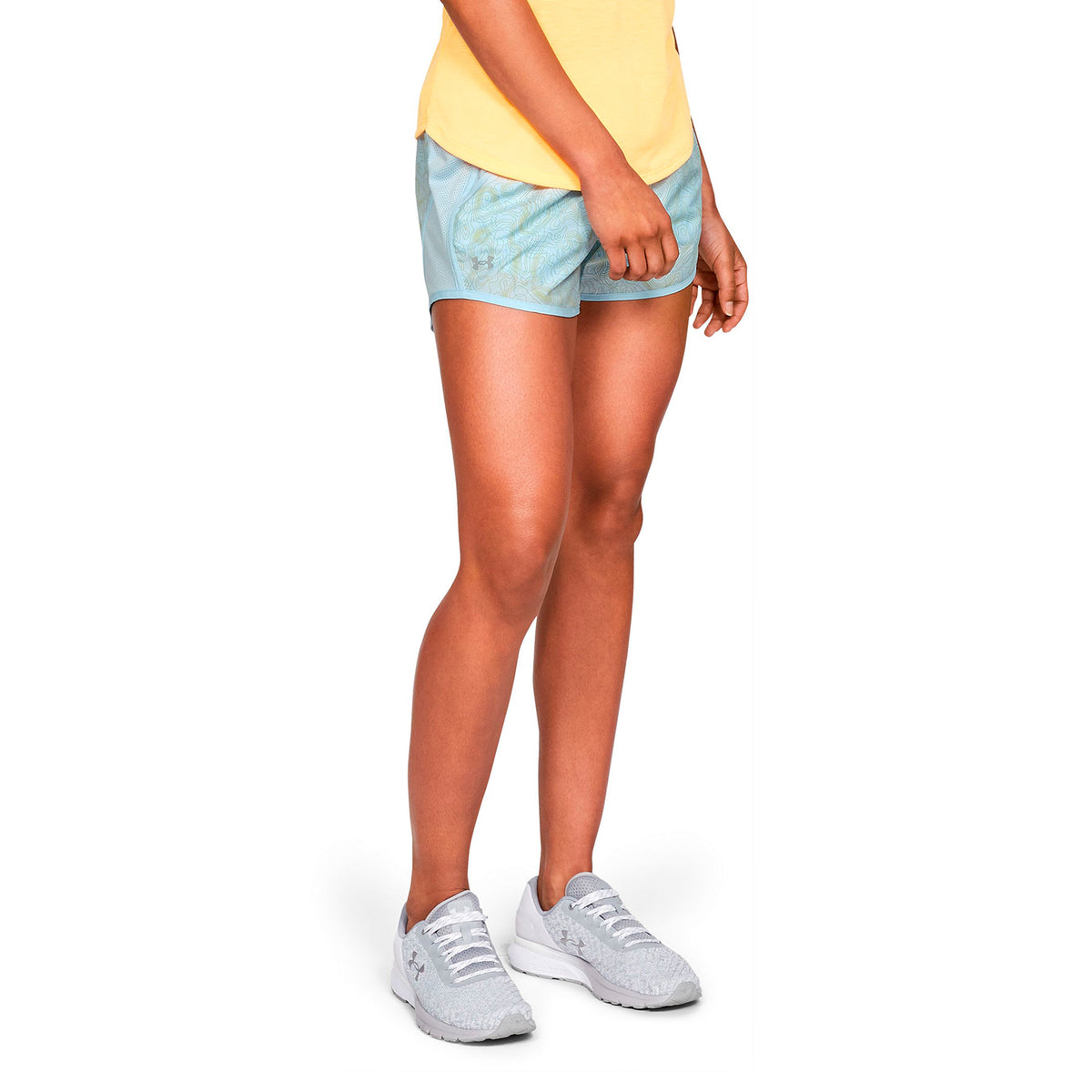 Shorts UA Fly-By Printed para Mujer