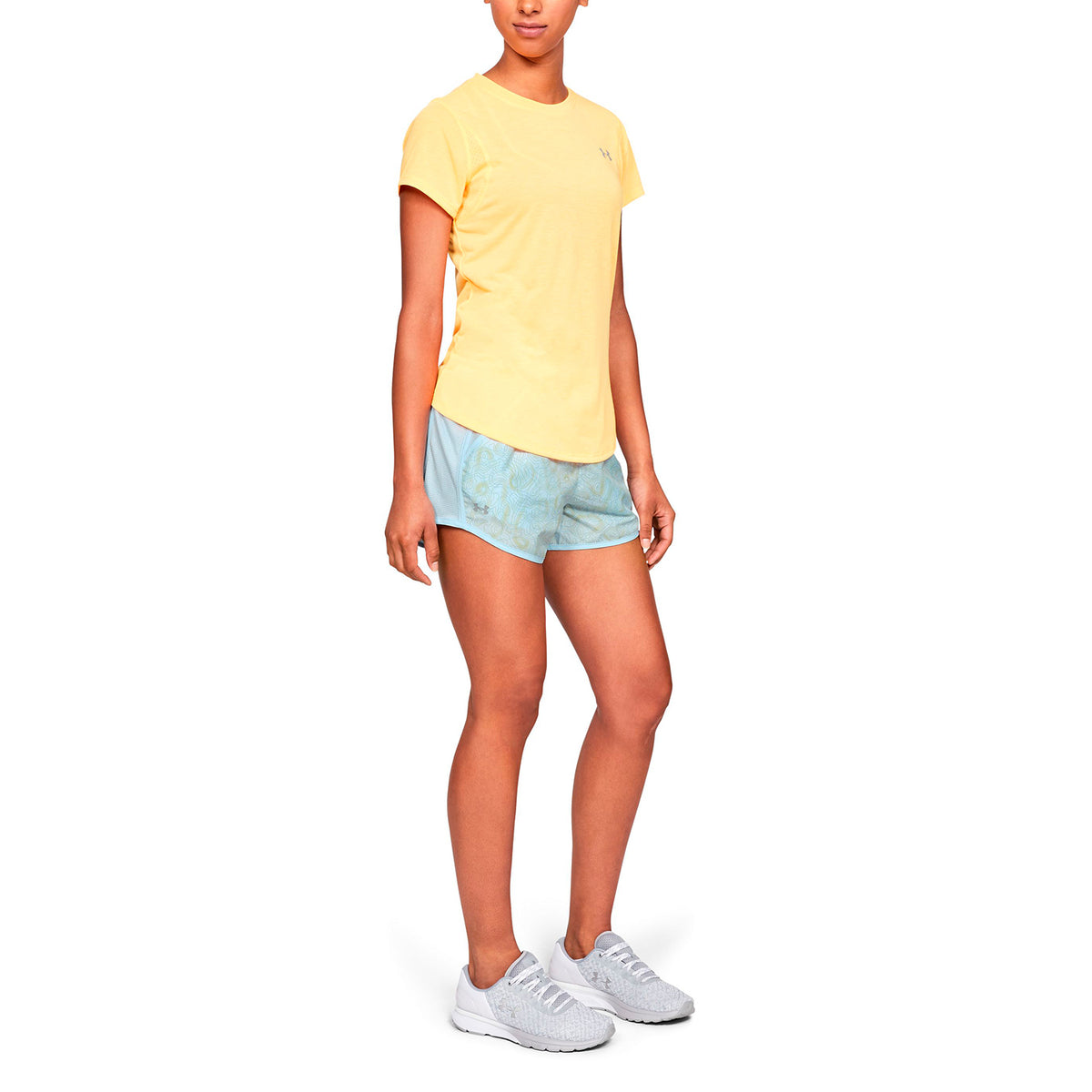 Shorts UA Fly-By Printed para Mujer