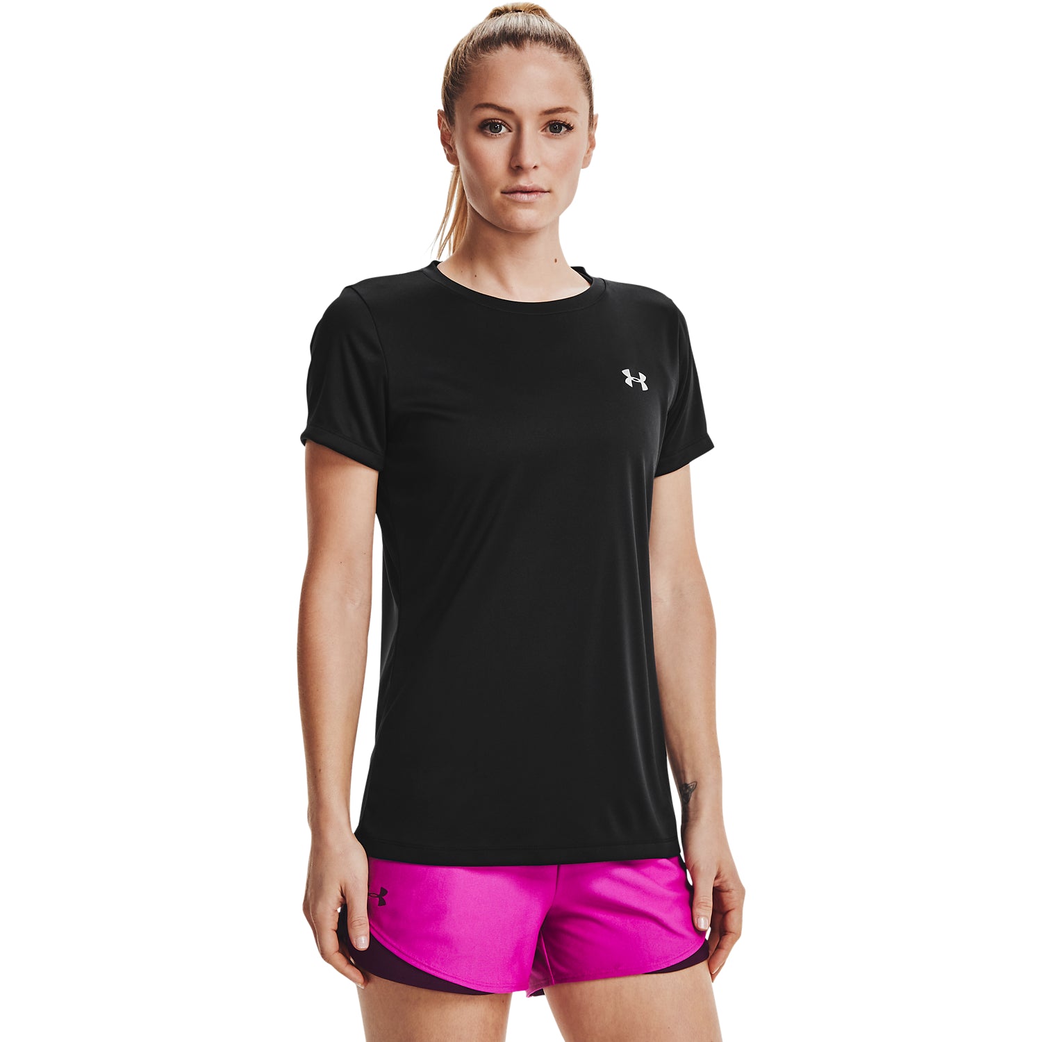 Polera Manga Corta Dfo W Velocity Solid para Mujer