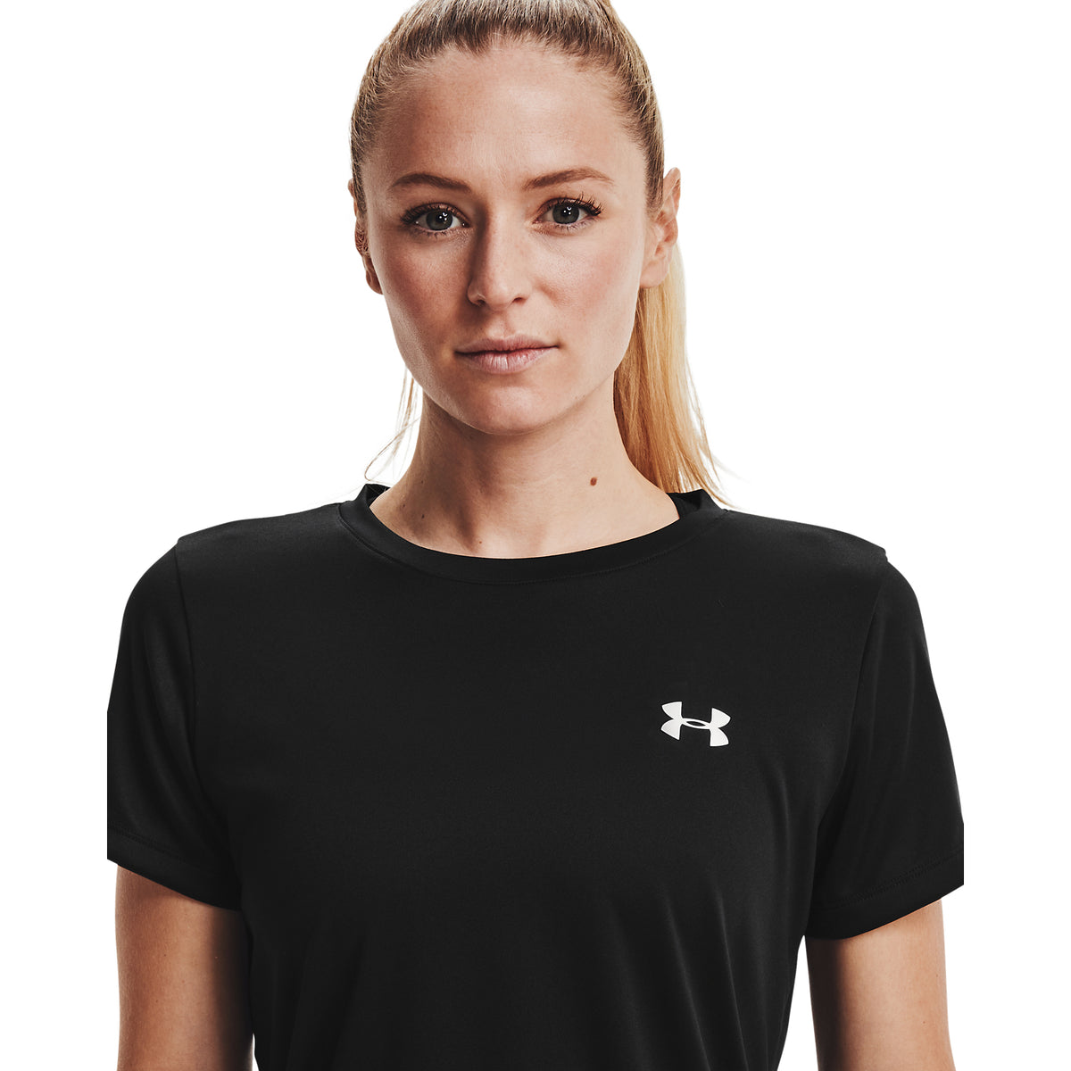 Polera Manga Corta Dfo W Velocity Solid para Mujer