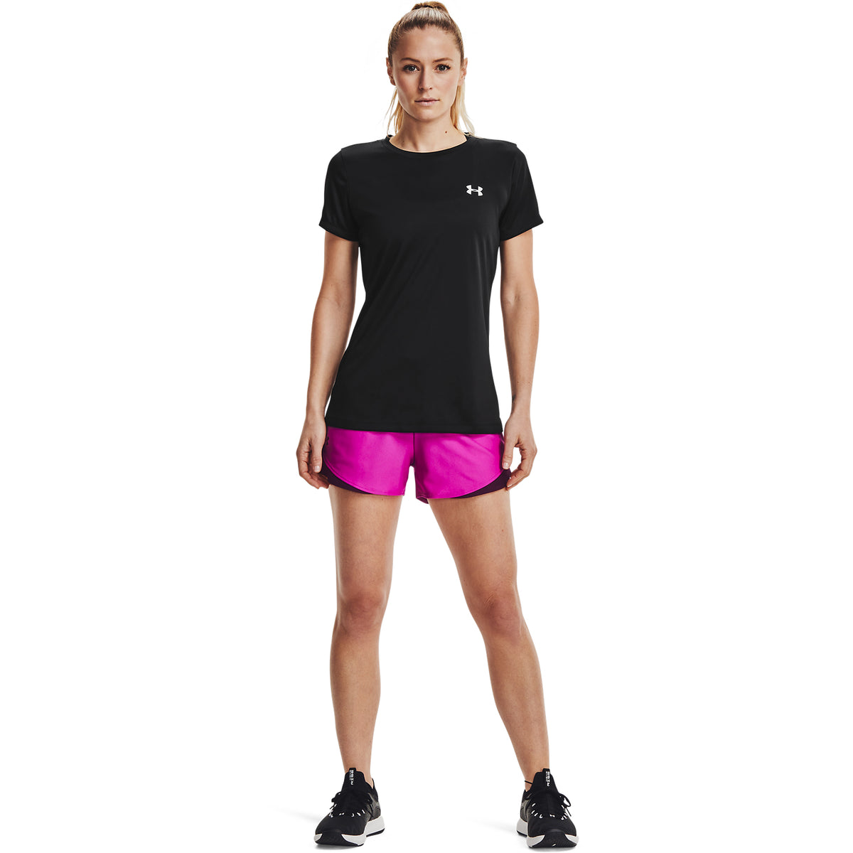 Polera Manga Corta Dfo W Velocity Solid para Mujer