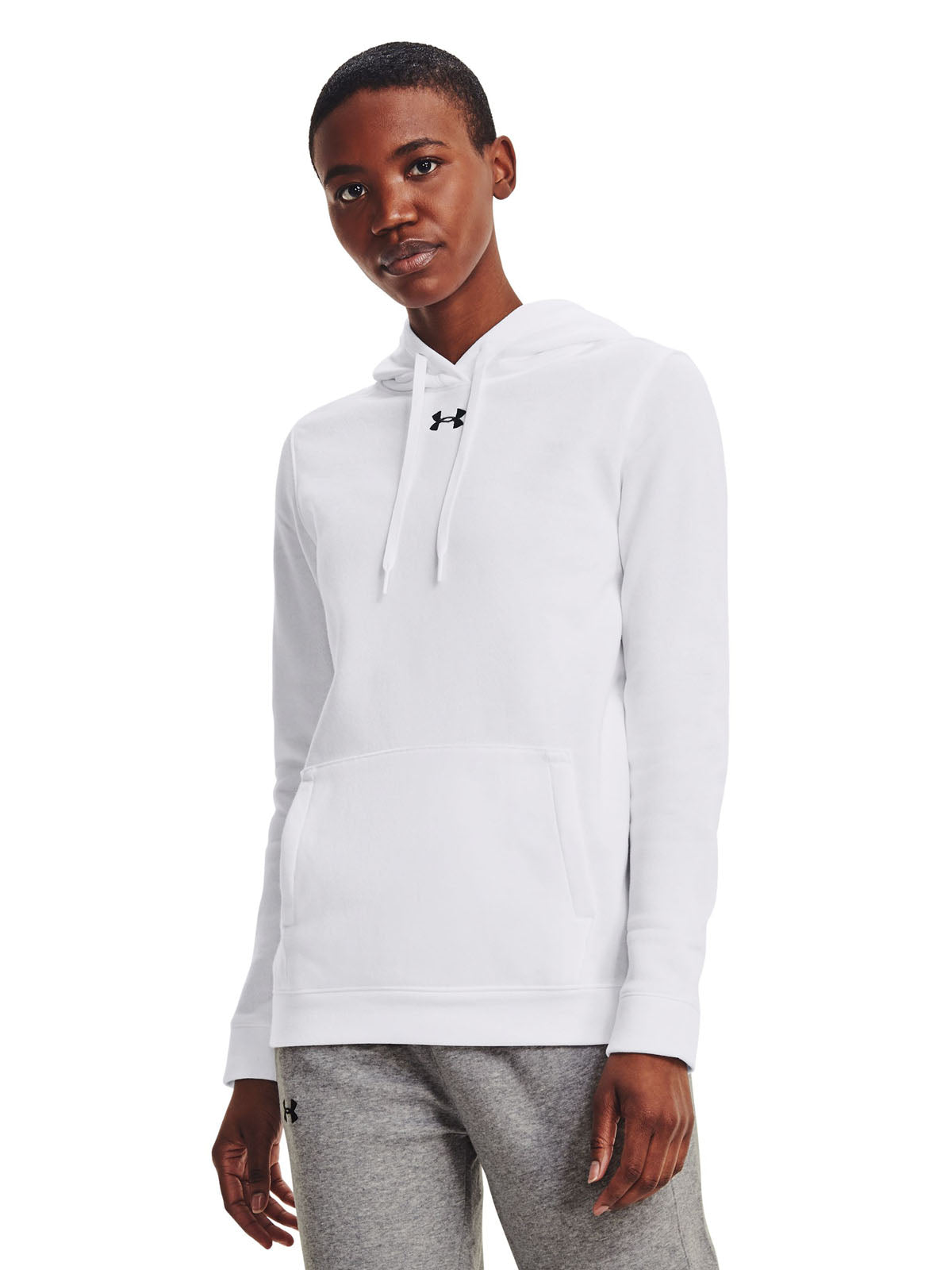 Polerón UA Hustle Fleece para mujer