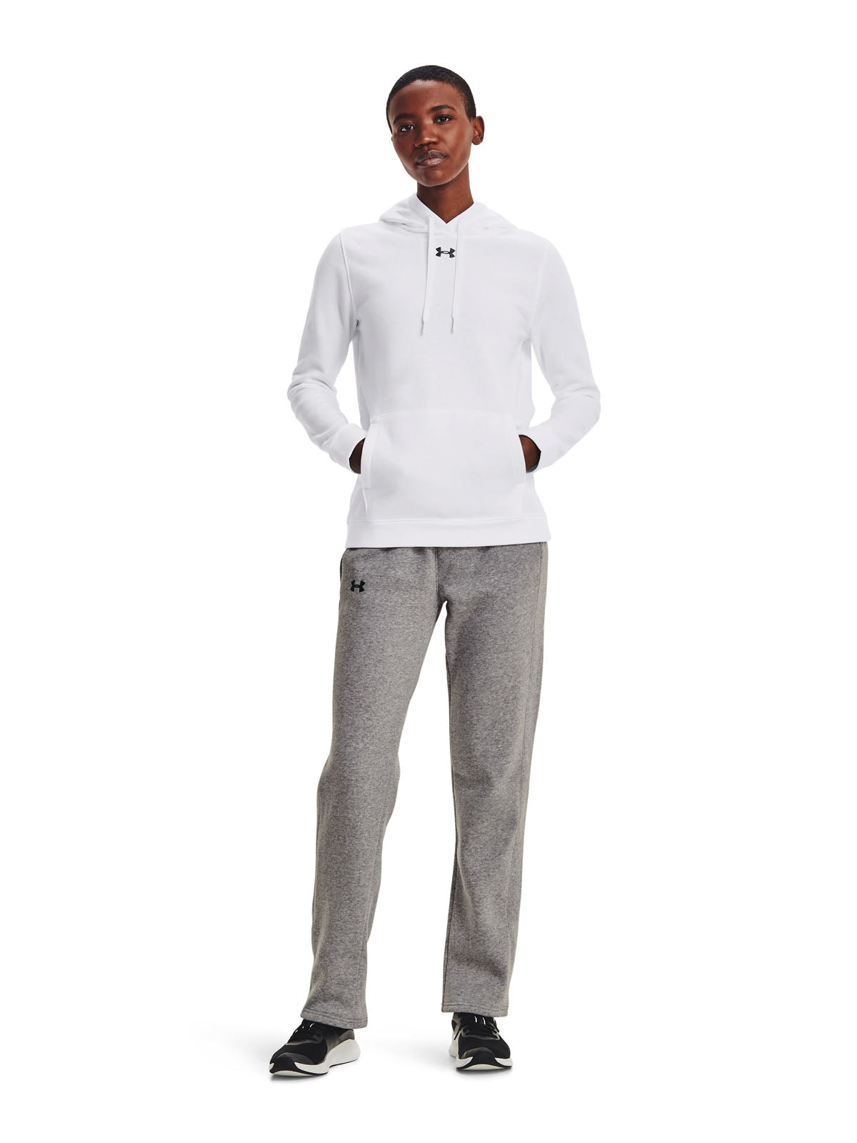 Polerón UA Hustle Fleece para mujer