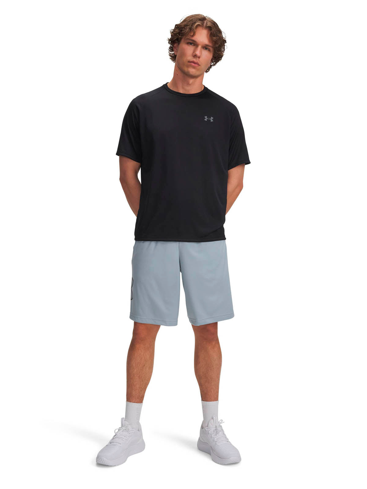 Shorts Under Armour tech graphic azul para hombre