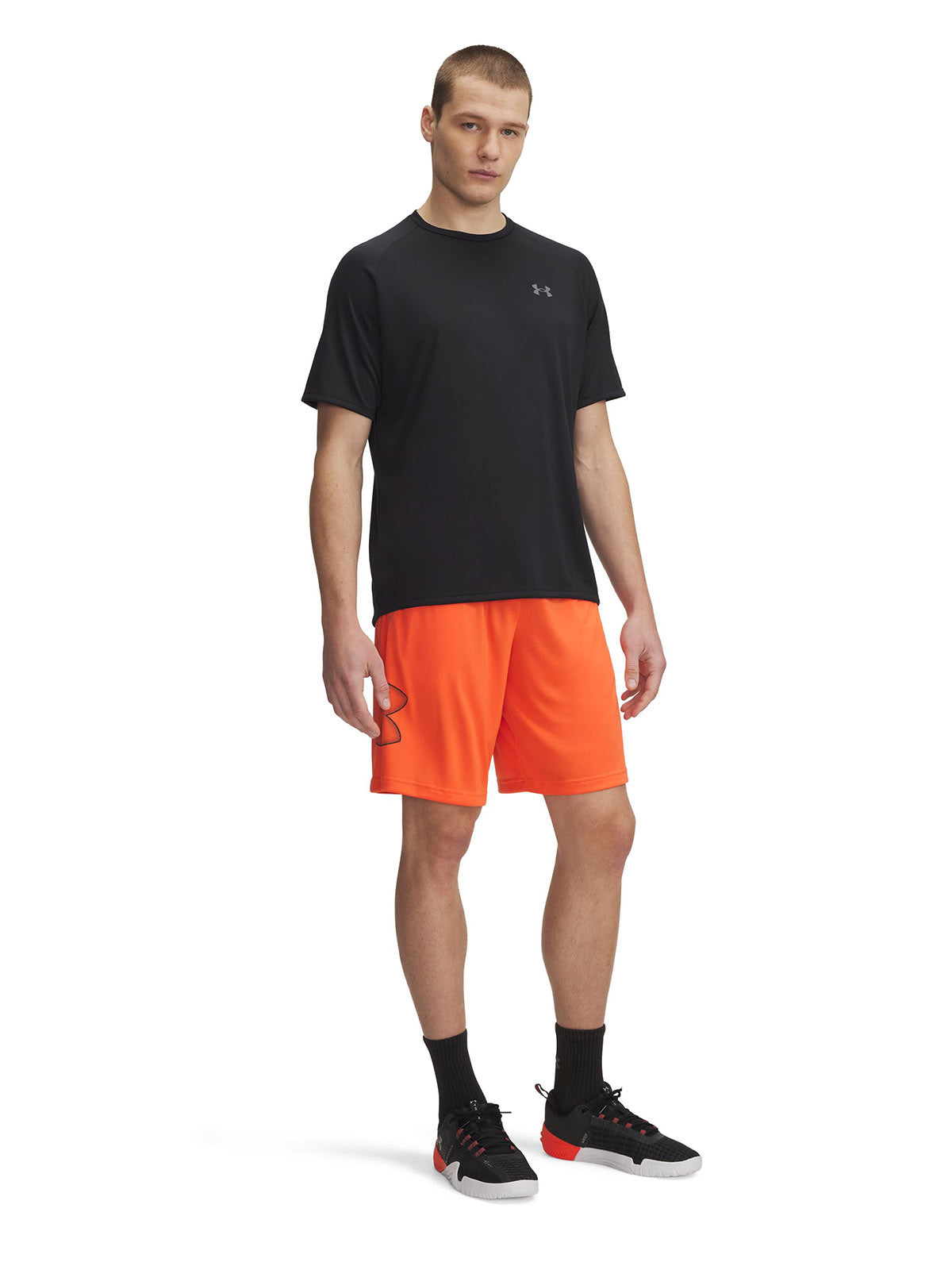 Shorts Under Armour tech graphic naranjo para hombre