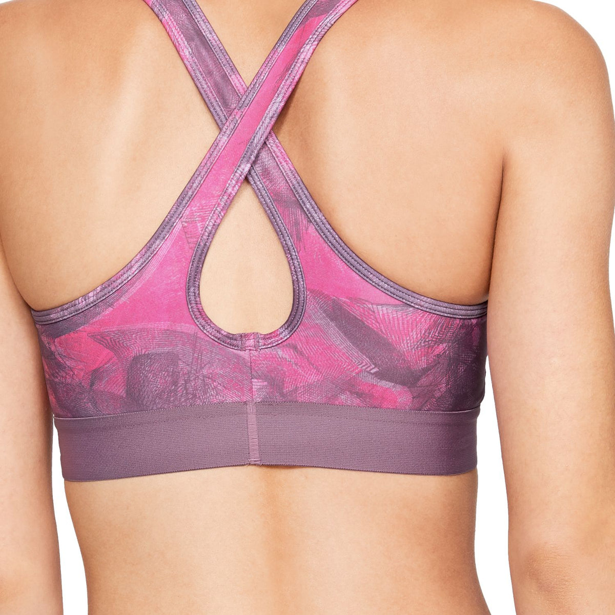 Sostén deportivo estampado Armour® Mid Crossback para Mujer