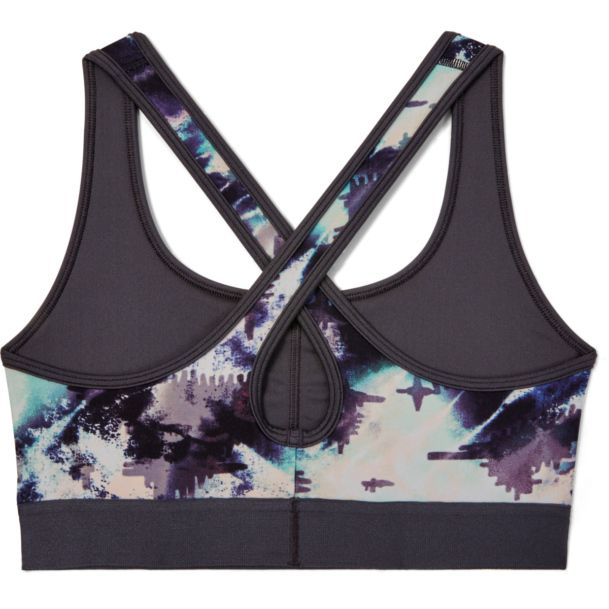 Sostén deportivo estampado Armour® Mid Crossback para Mujer