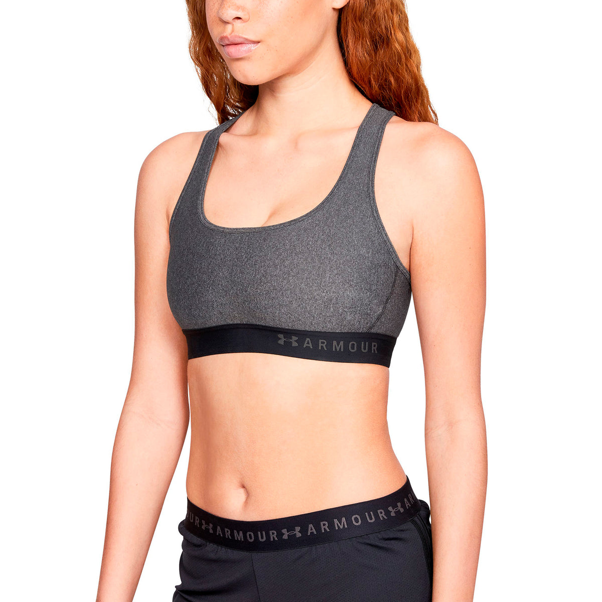 Sostén Deportivo Armour® Mid Crossback Heathered para Mujer