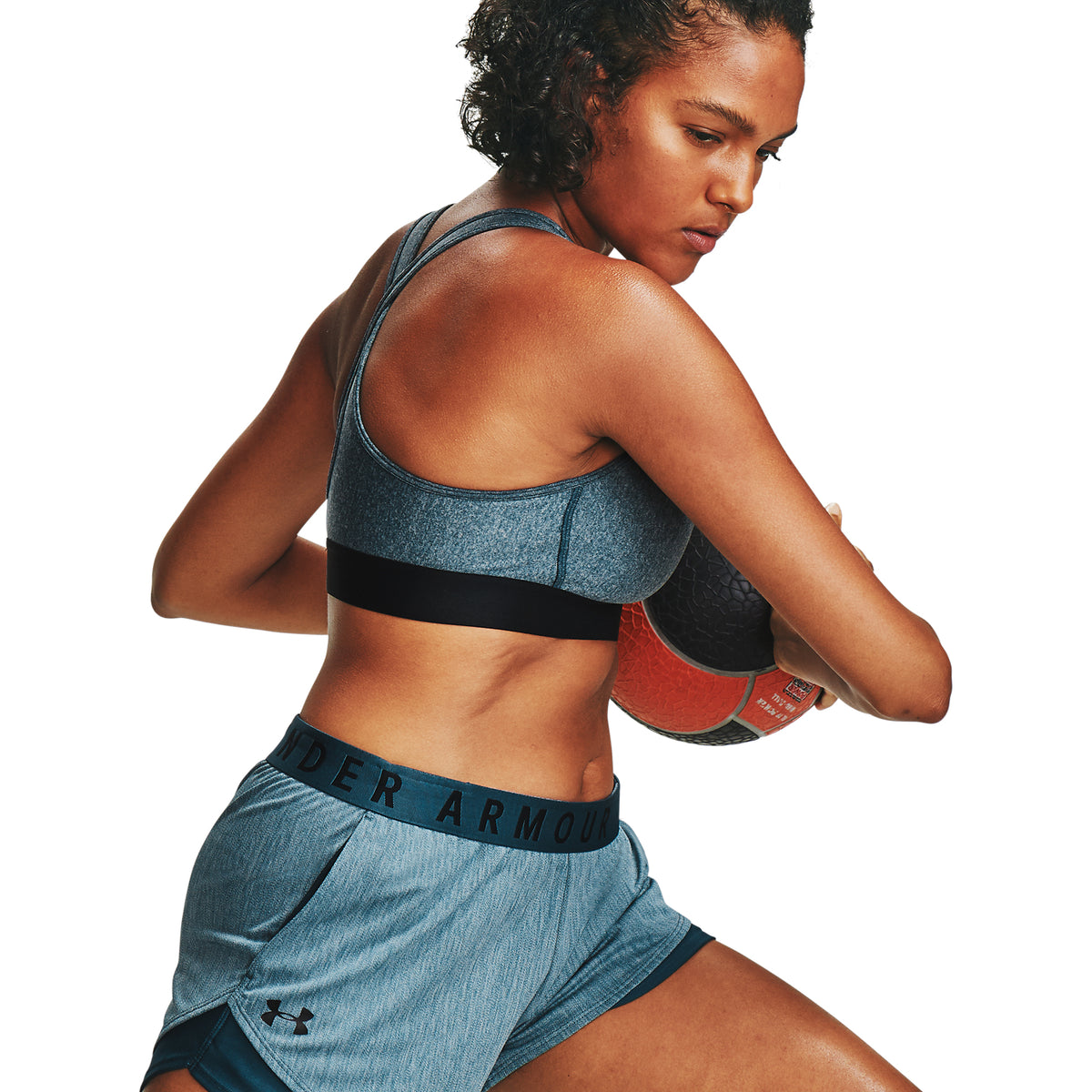Sostén Deportivo Armour® Mid Crossback Heathered para Mujer
