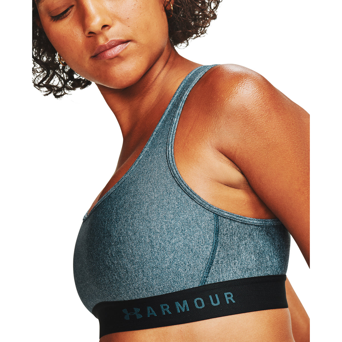 Sostén Deportivo Armour® Mid Crossback Heathered para Mujer