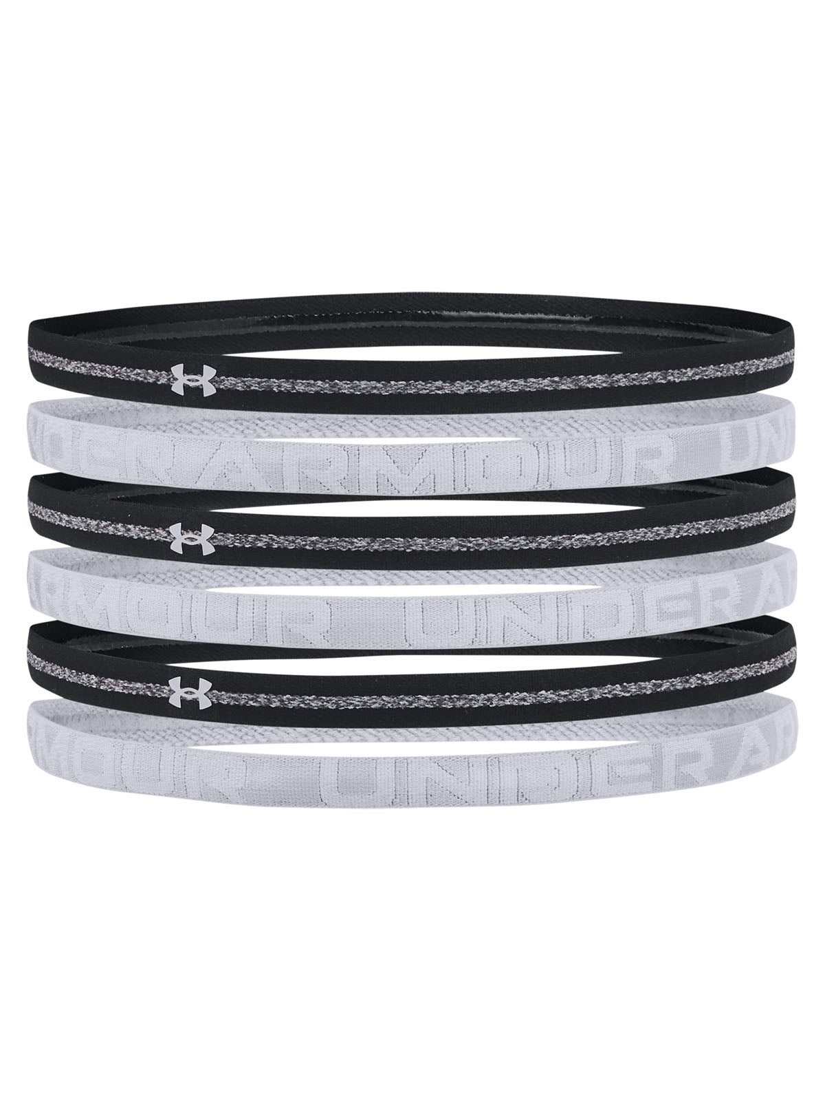 Cintillos UA Heathered Mini para mujer 6-Pack